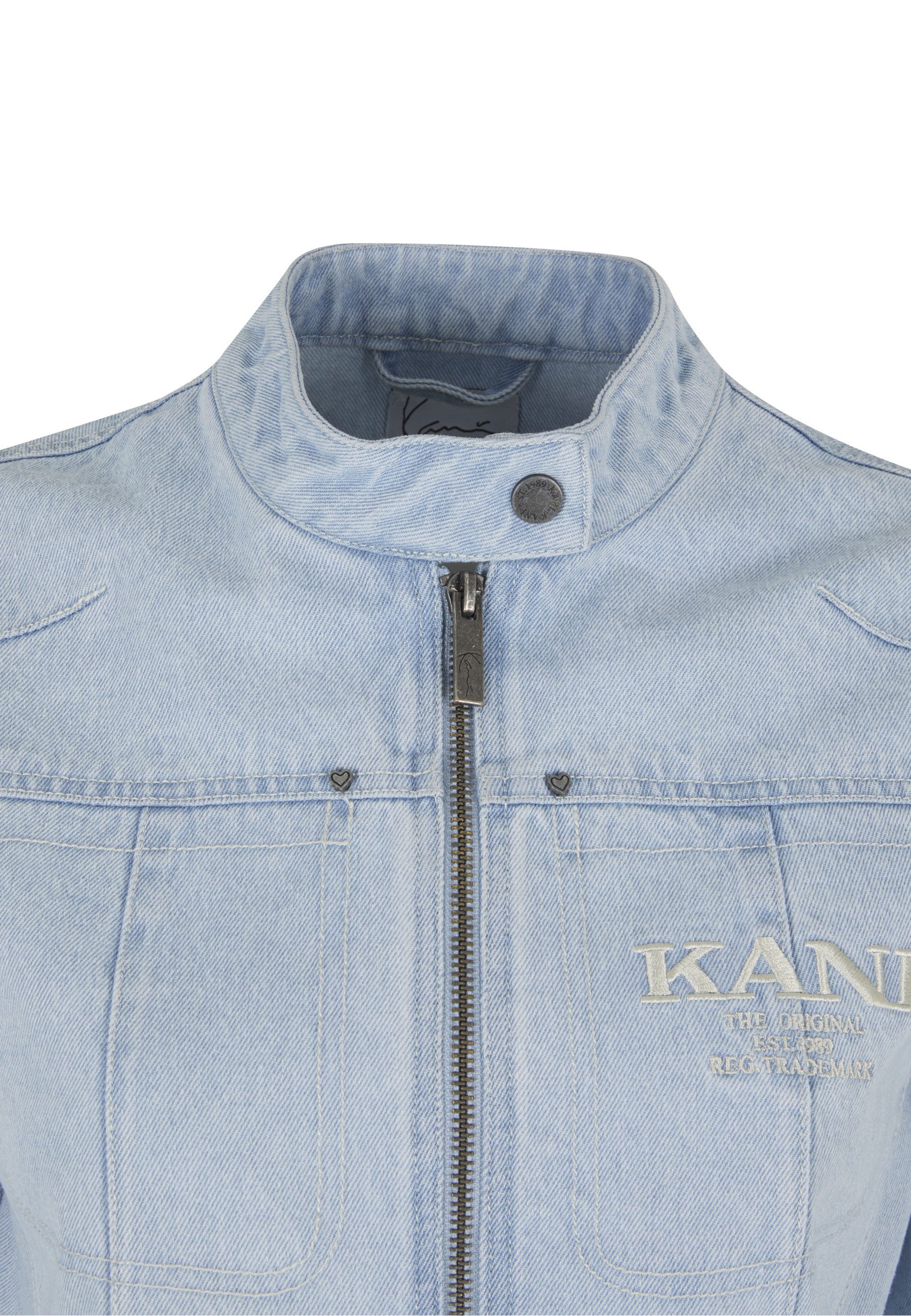 Karl Kani Allwetterjacke Karl Kani Retro TM Denim Biker Jacket (1-St)