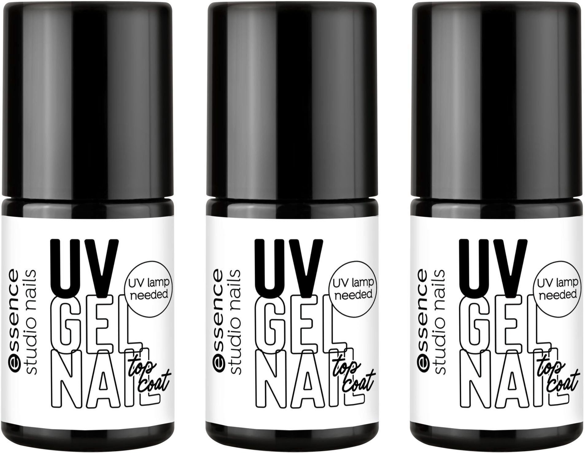 Essence Nagellack studio nails UV GEL NAIL polish, 3-tlg., mit langanhaltendem Finish
