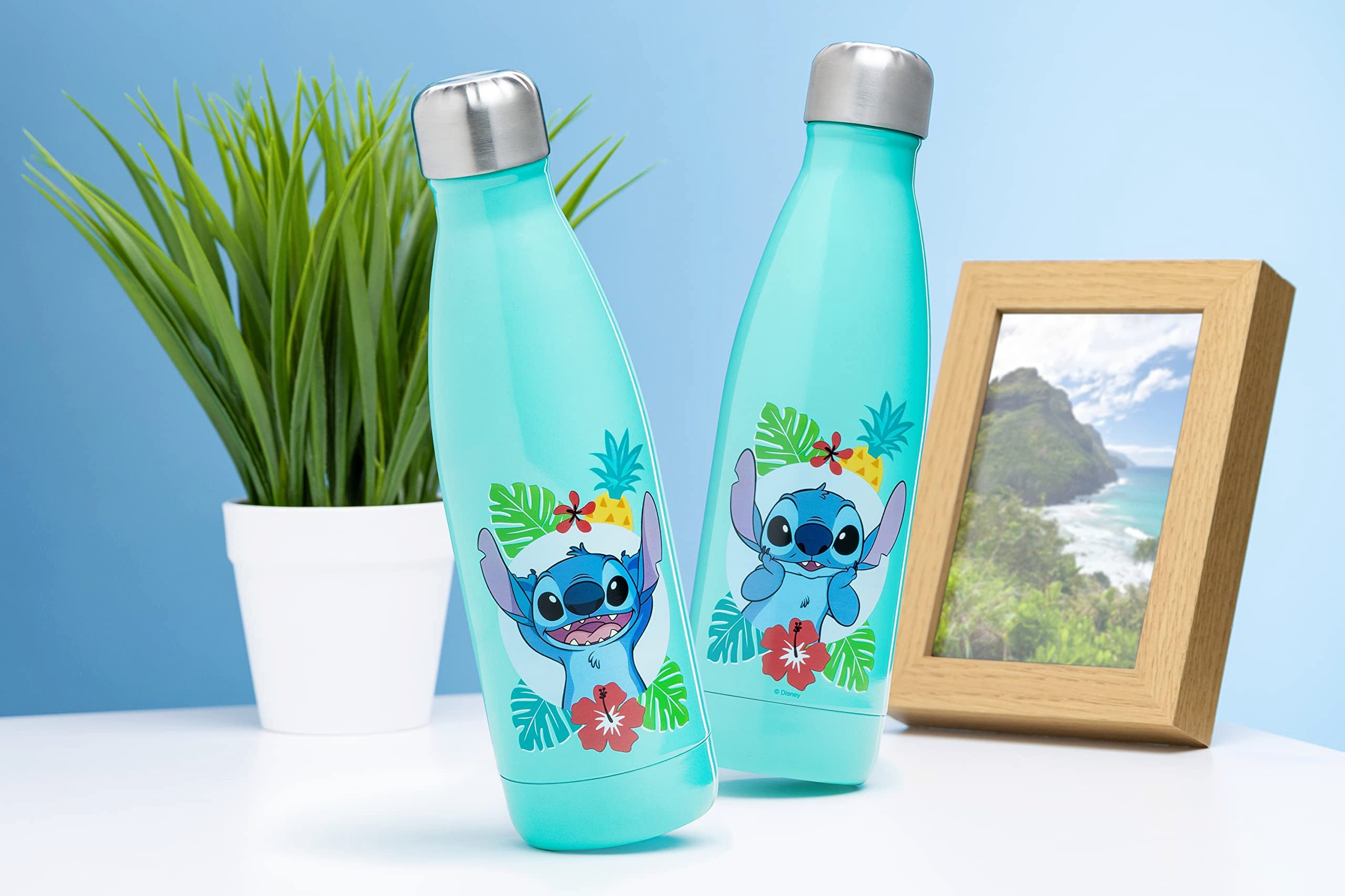 Paladone Trinkflasche Disney Lilo & Stitch Trinkflasche, 460 ml Fassungsvermögen