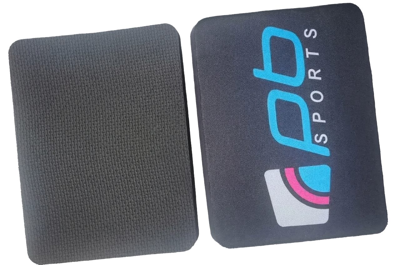 pb Sports Trainingshilfe Densch Pads Griffpolster 20mm für Zugübungen mit ZellFluid Technologie, Knieschoner, Armschoner etc. mit Zip Beutel mit Reißverschluss