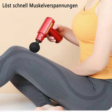 LeiGo Massagepistole Mini Massagepistole,Muskel Massagegerät,Gebärmutterhals-Massagegerät, Handmassagegerät für Bein Nacken Schulter