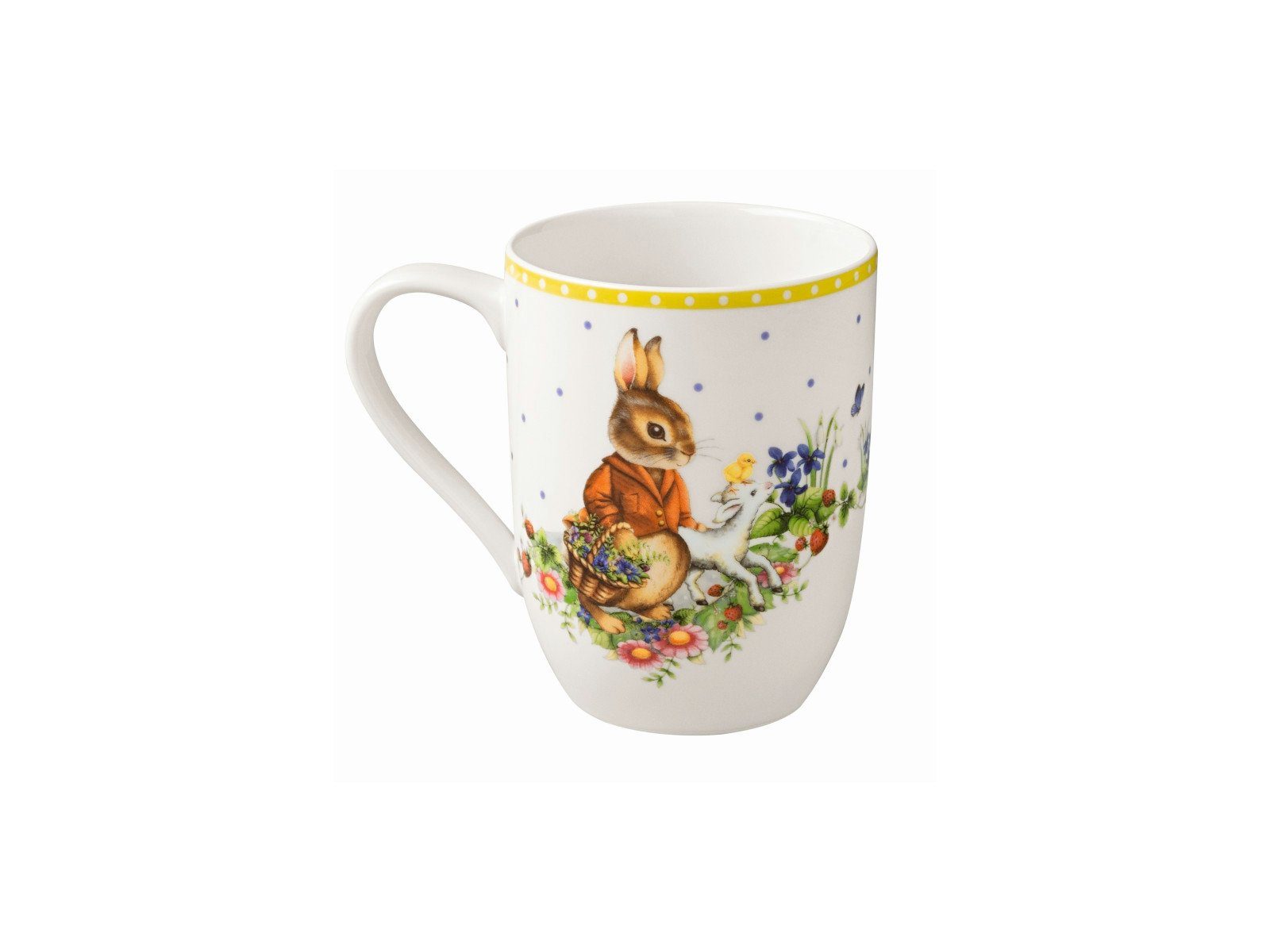 Villeroy & Boch Becher Spring Awakening Becher mit Henkel Opa Hans & Paul, Premium Porcelain