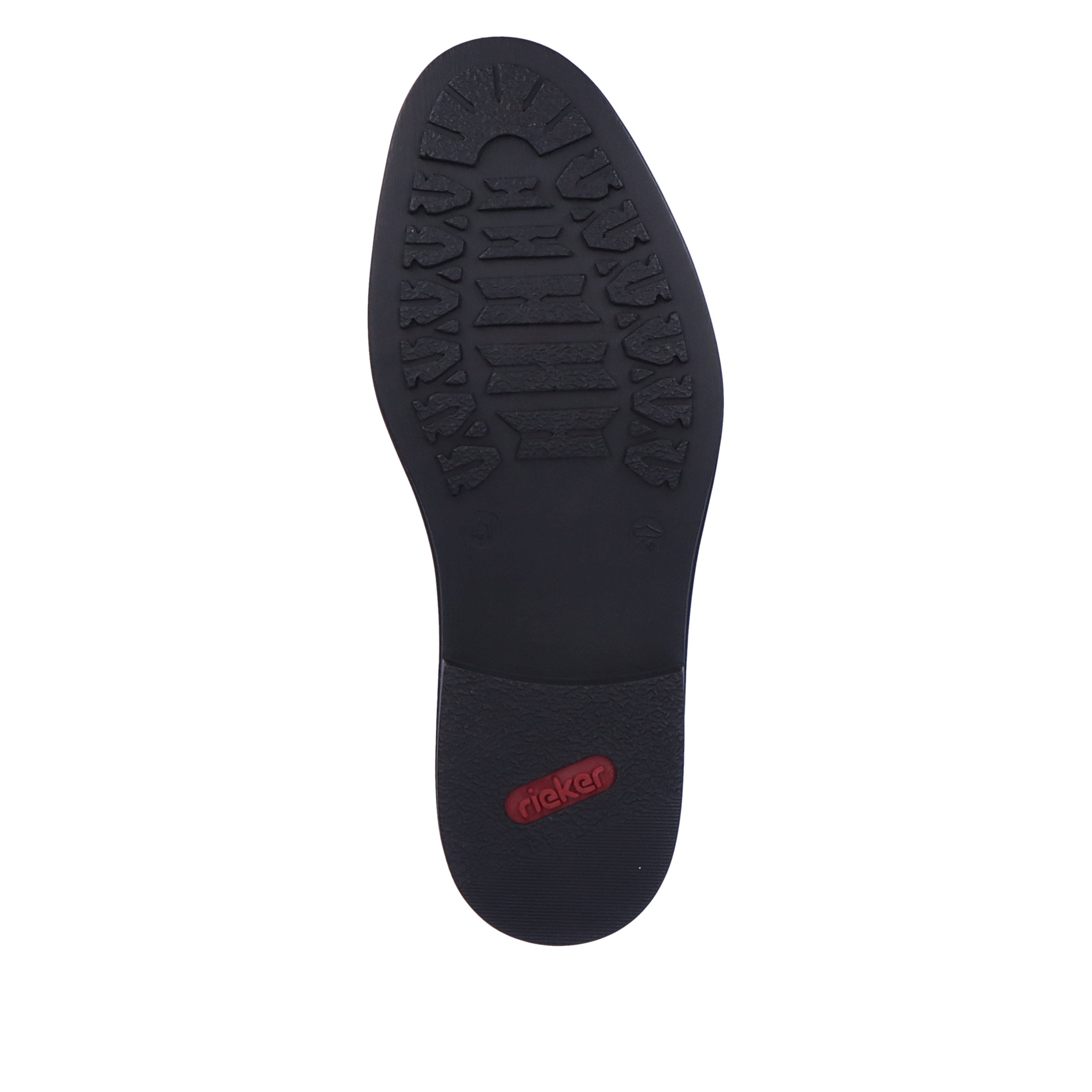 Rieker Slipper Anzugschuh, Business Schuh, Schlupfschuh mit stylischer Quernaht