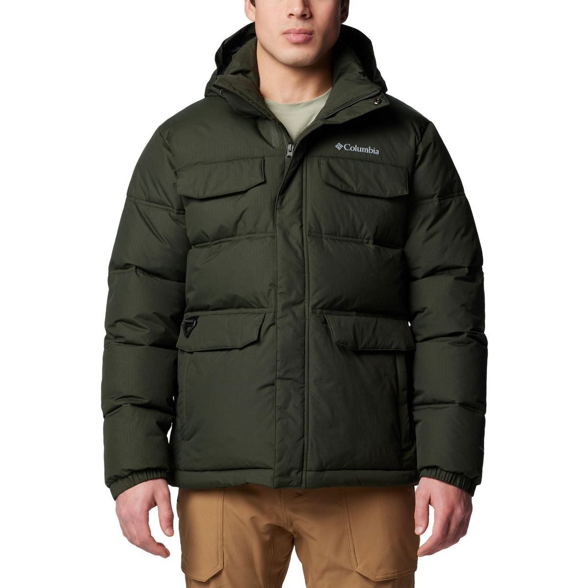 Columbia Steppjacke Men's Landroamer Hooded Puffer Jacket Vielseitige und warme Pufferjacke mit recycelter Isolierung und