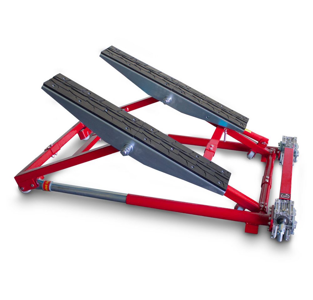 Bituxx Wagenheber Bituxx Kipphebebühne Rot bis 2000 kg, max. Hubhöhe: 88.5 cm, MS-19230