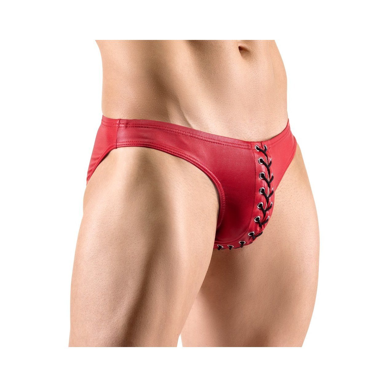 Svenjoyment Slip Herren-Slip Glanzlook mit Schnürung günstig online kaufen
