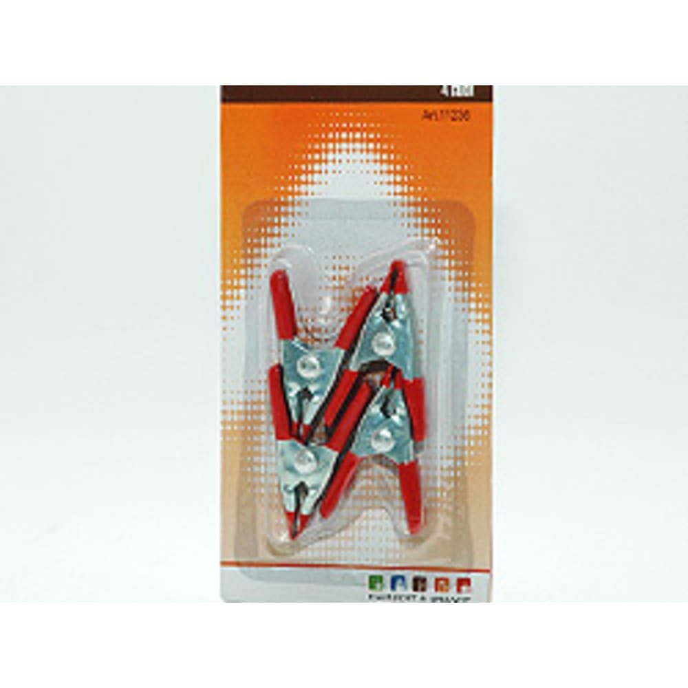 HundB Klemmzwinge 4er Leimzwinge, Universalklemme, 5 cm, (Mehrteiliges Set, 4 St., 4-teilig), Klemme Spannzwinge Schraubzwinge Klemmzwinge Fixierklemme Haltezwinge