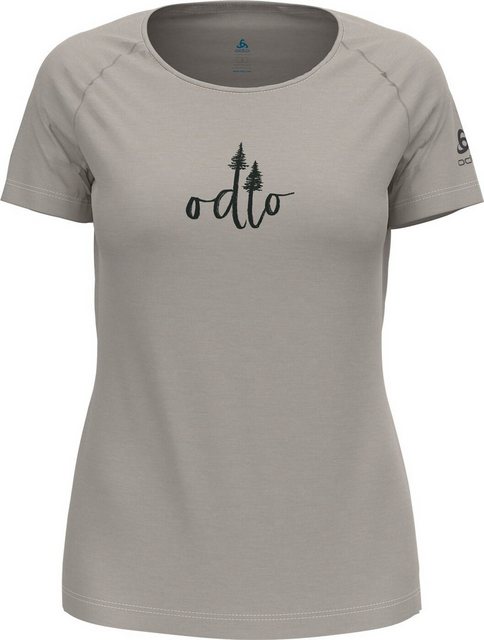 Odlo T-Shirt T-shirt crew neck s/s ASCENT P SILVER CLOUD MELANGE-Odlo 1