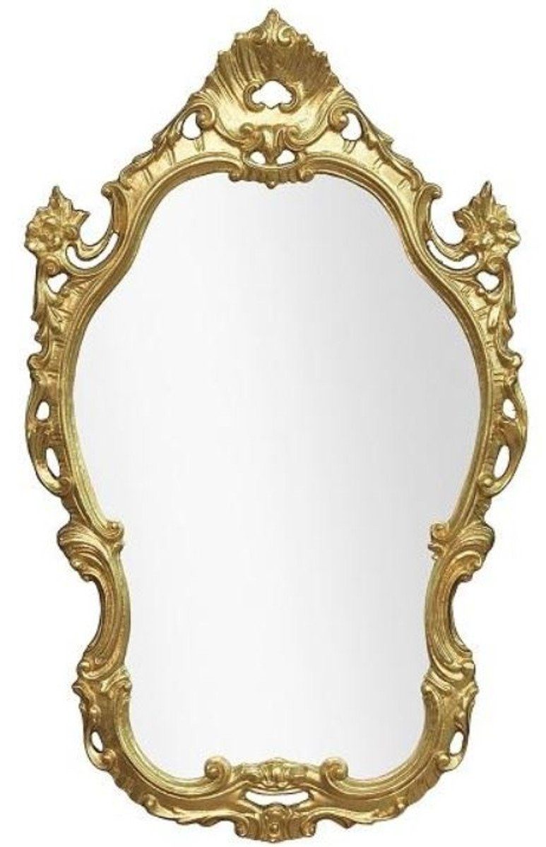 Casa Padrino Barockspiegel Luxus Barock Spiegel Gold 55 x 4 x H. 86 cm - Prunkvoller Wandspiegel im Barockstil - Luxus Qualität - Made in Italy
