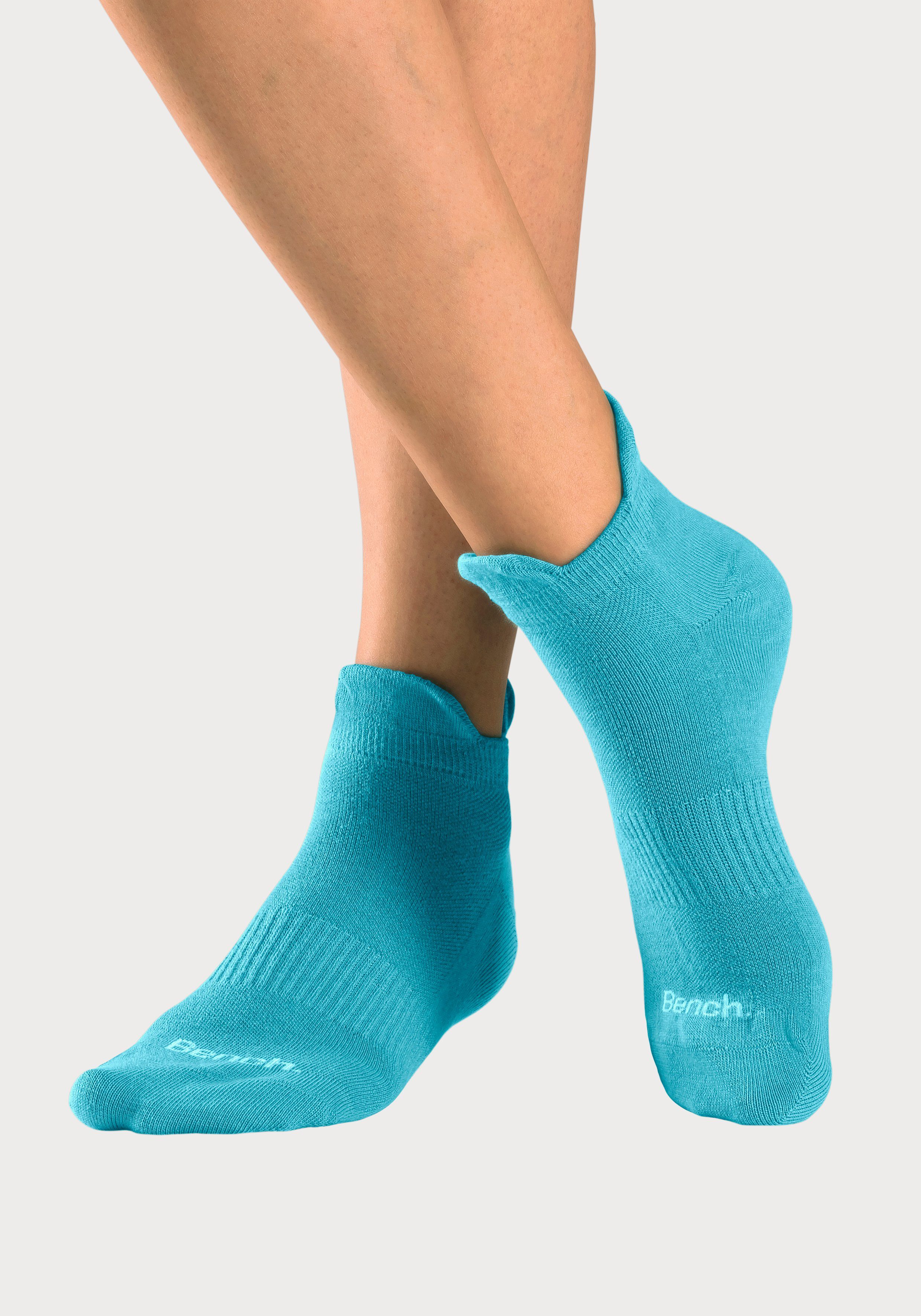 Bench. Sneakersocken (Packung, 6-Paar) mit feiner Mesh Konstruktion und Mittelfußgummi