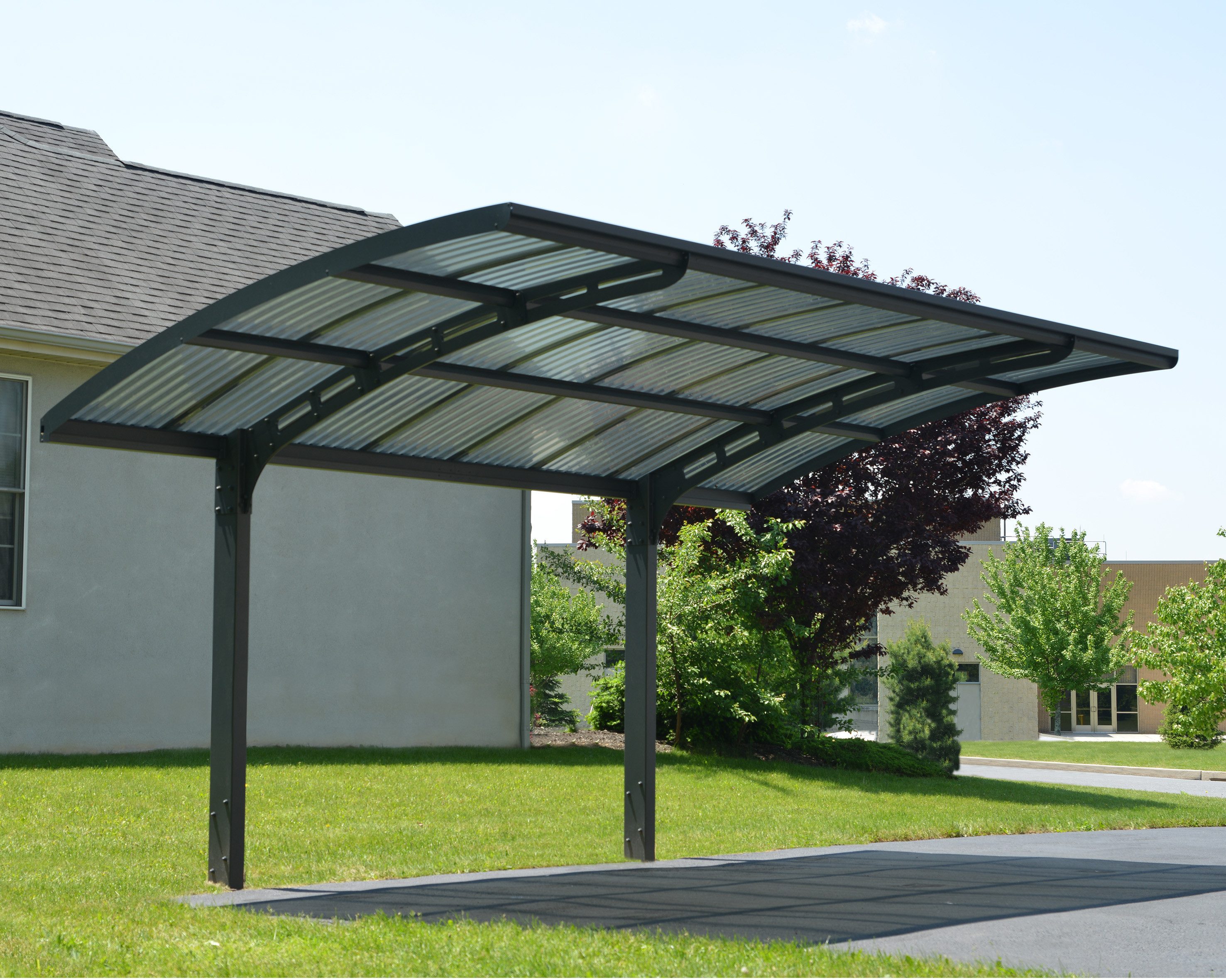 Palram - Canopia Einzelcarport Arizona, BxT: 289x495 cm, 205 cm Einfahrtshöhe, 100% UV-geschützt