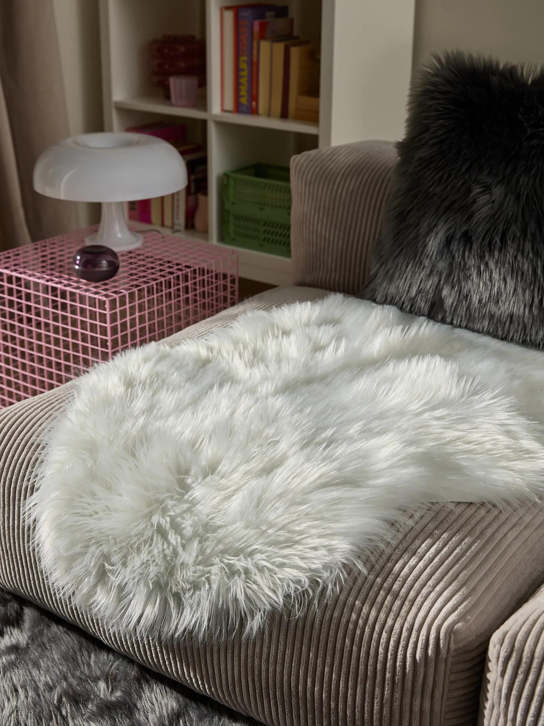 benuta Hochflor-Teppich Nanuk, rechteckig, Höhe: 51 mm, Kunstfaser, Berber, Ethno-Style, Wohnzimmer