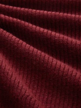 TOM TAILOR Strickpullover Troyer Strickpullover mit recyceltem Polyester