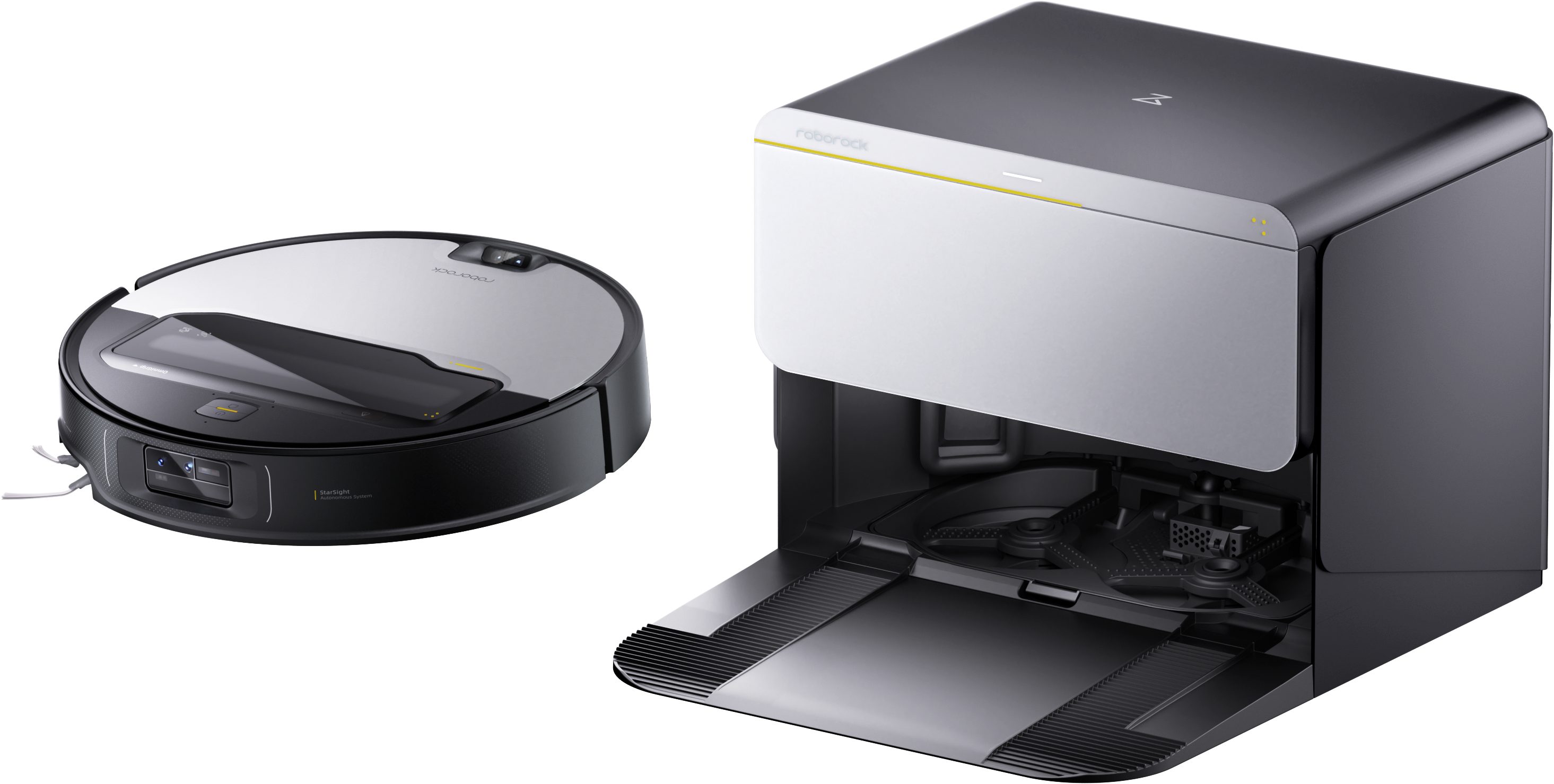 Roborock Saugroboter Roborock Saros Z70 R&D system mit Wischfunktion, 65 W, beutellos