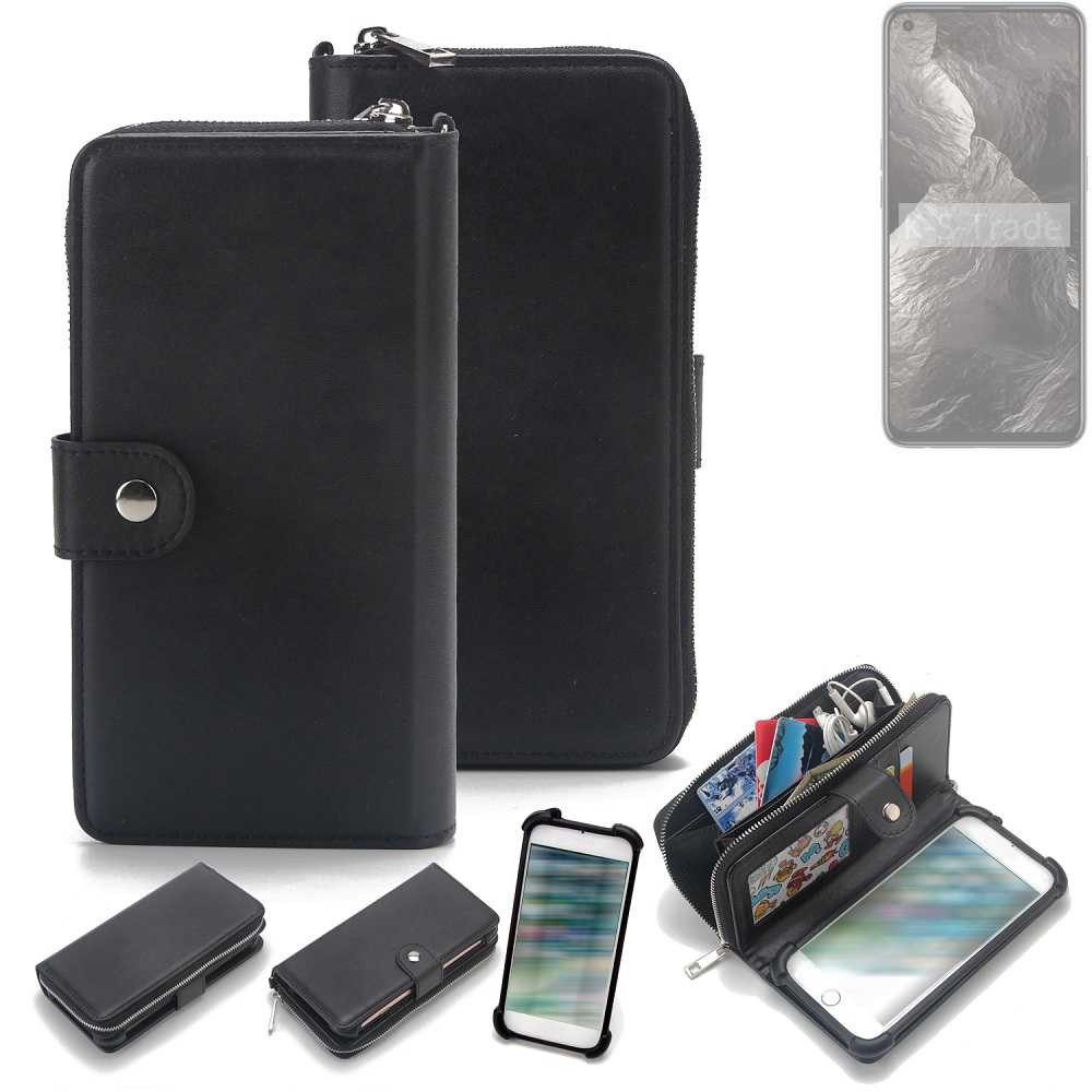 K-S-Trade Handyhülle für Realme GT Master Edition, 2in1 Handyhülle Schutzhülle & Portemonnee Cover Handy Hülle