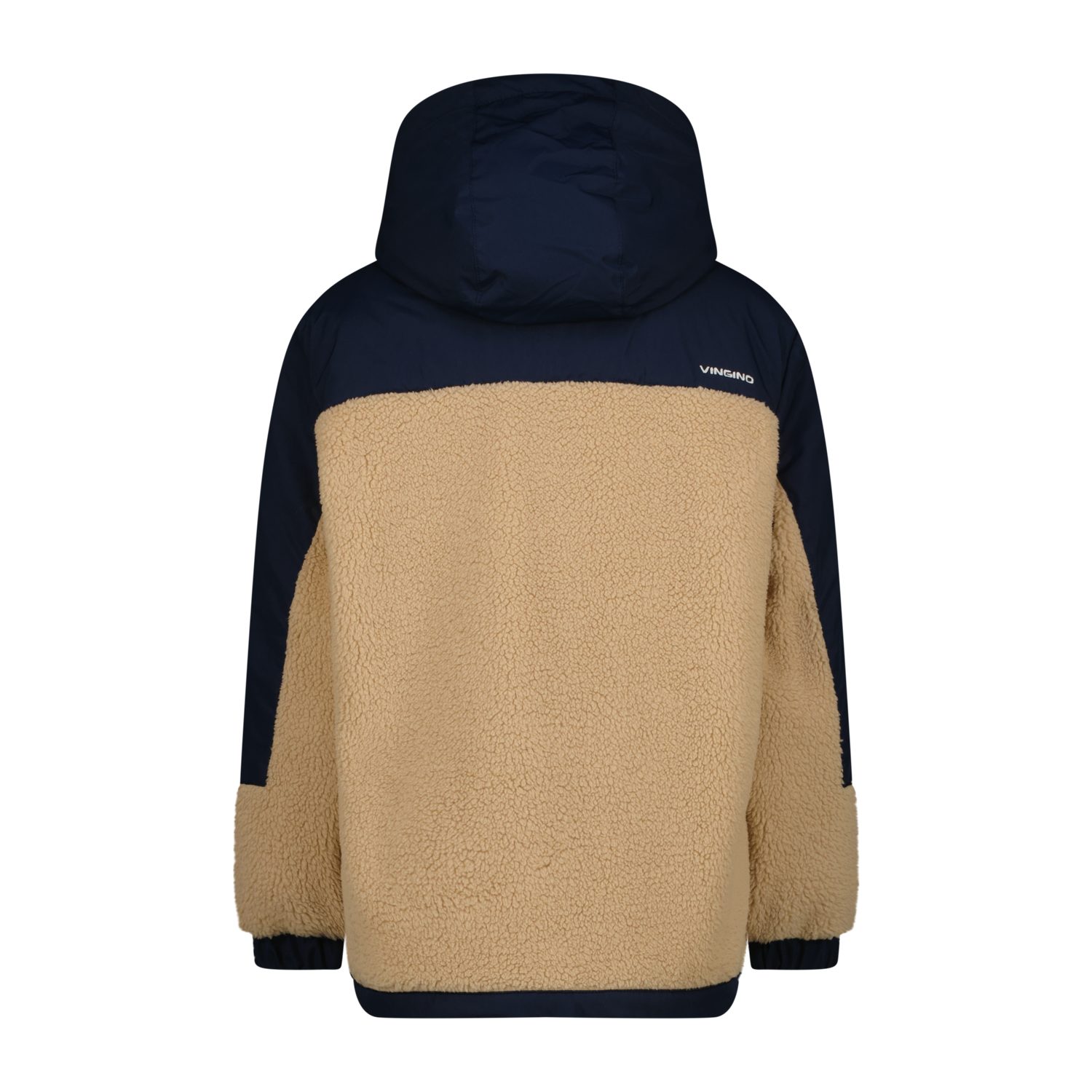 Vingino Fleecejacke Vingino Jungen Teddyfleecejacke mit Kapuze aus 100 % Polyester