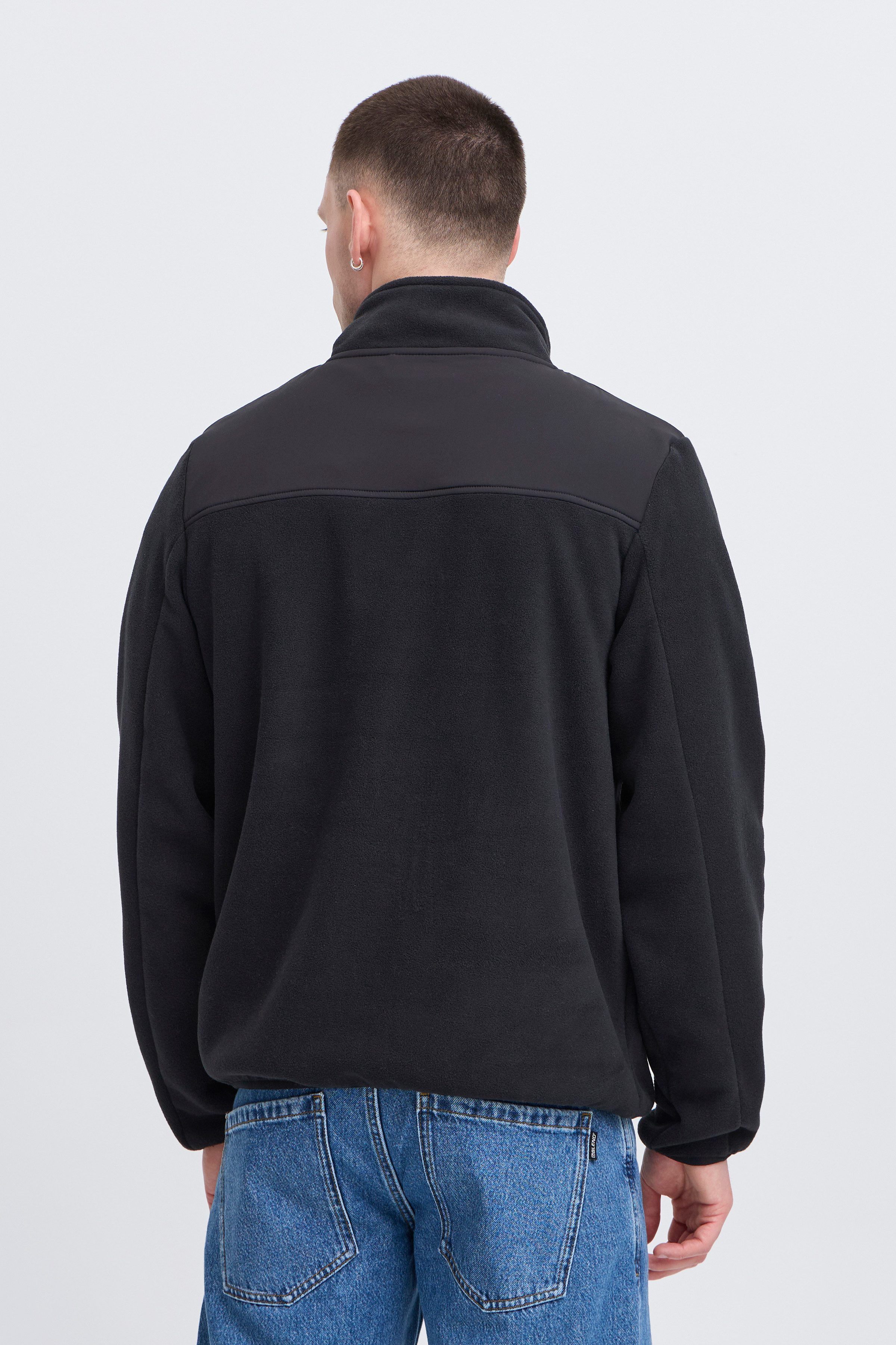 Blend Fleecepullover BHMARIO Sweatshirt halfzipp im Troyer-Stil günstig online kaufen