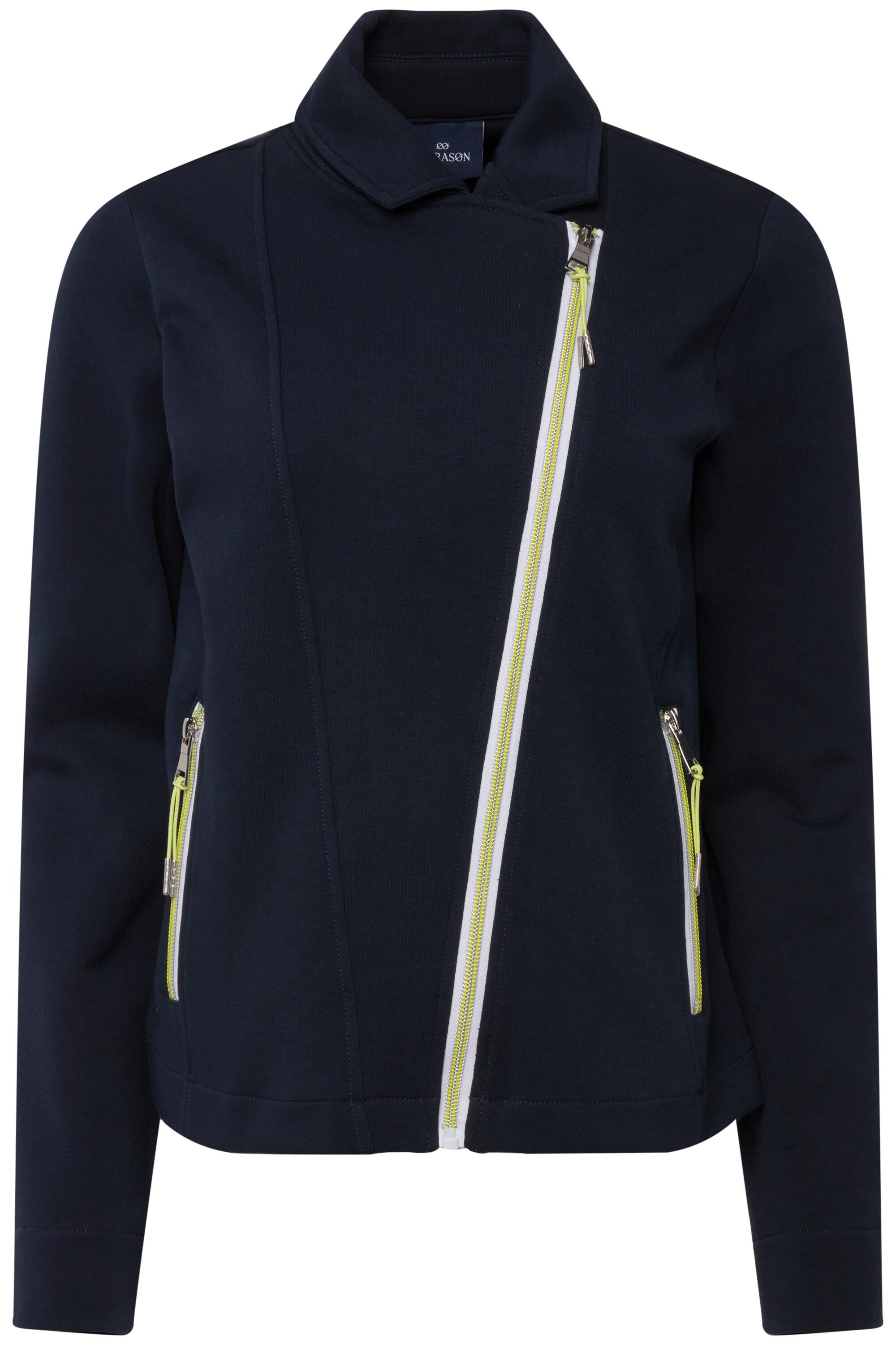Laurasøn Sommerjacke Biker-Jacke Sweat Revers Zipper günstig online kaufen