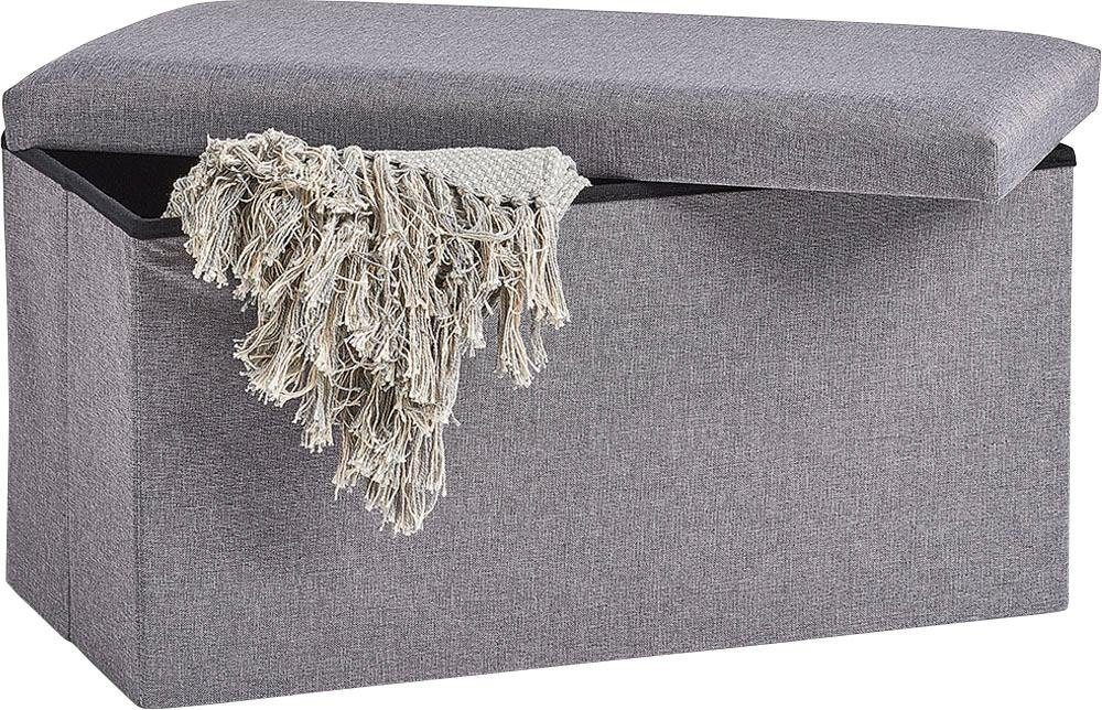 Zeller Present Truhe, zum Sitzen. Reduzierter Preis € 30,10. Unverbindliche Preisempfehlung € 42,85