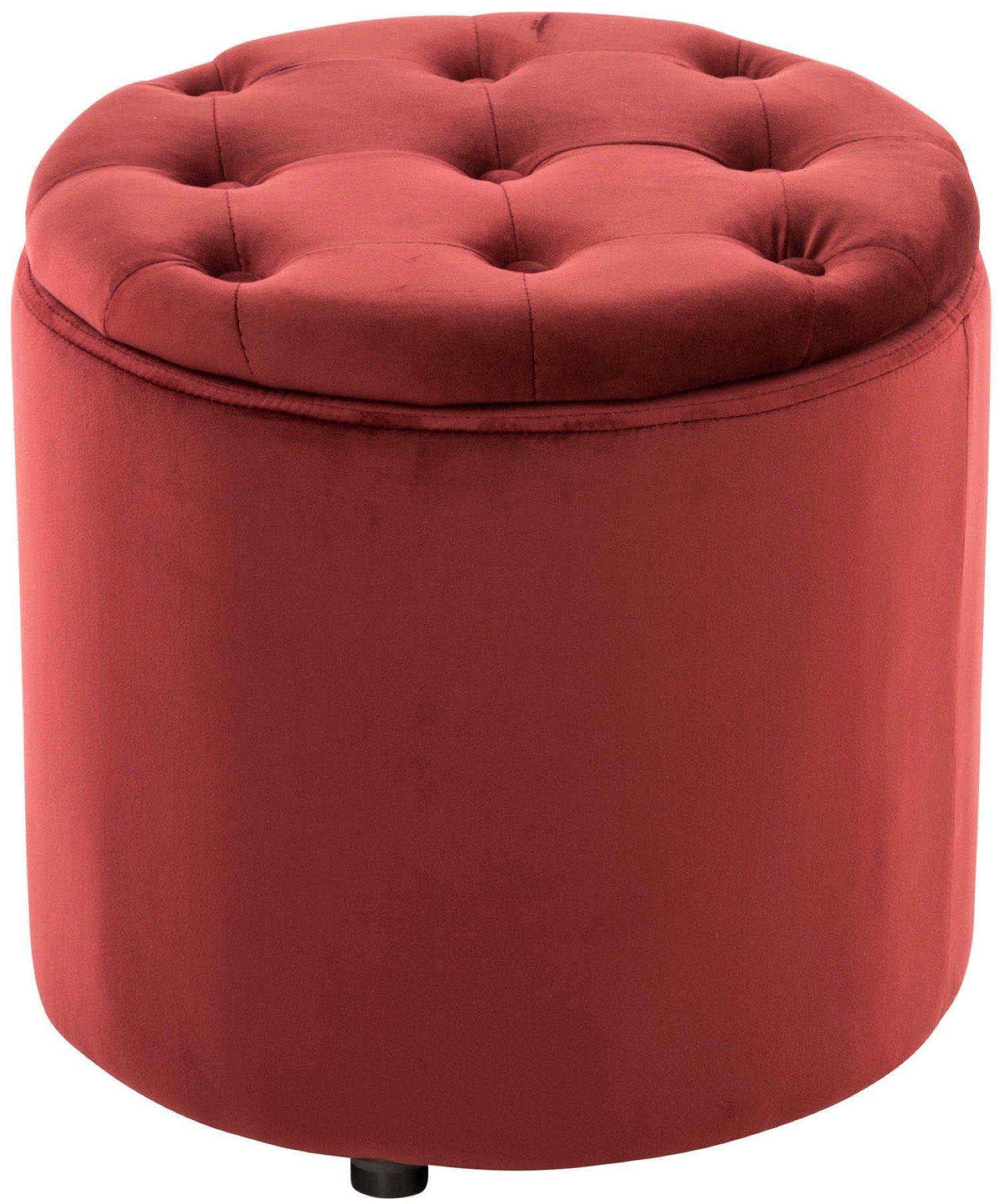 TPFLiving Sitzhocker Paris - Stylischer Samthocker günstig online kaufen