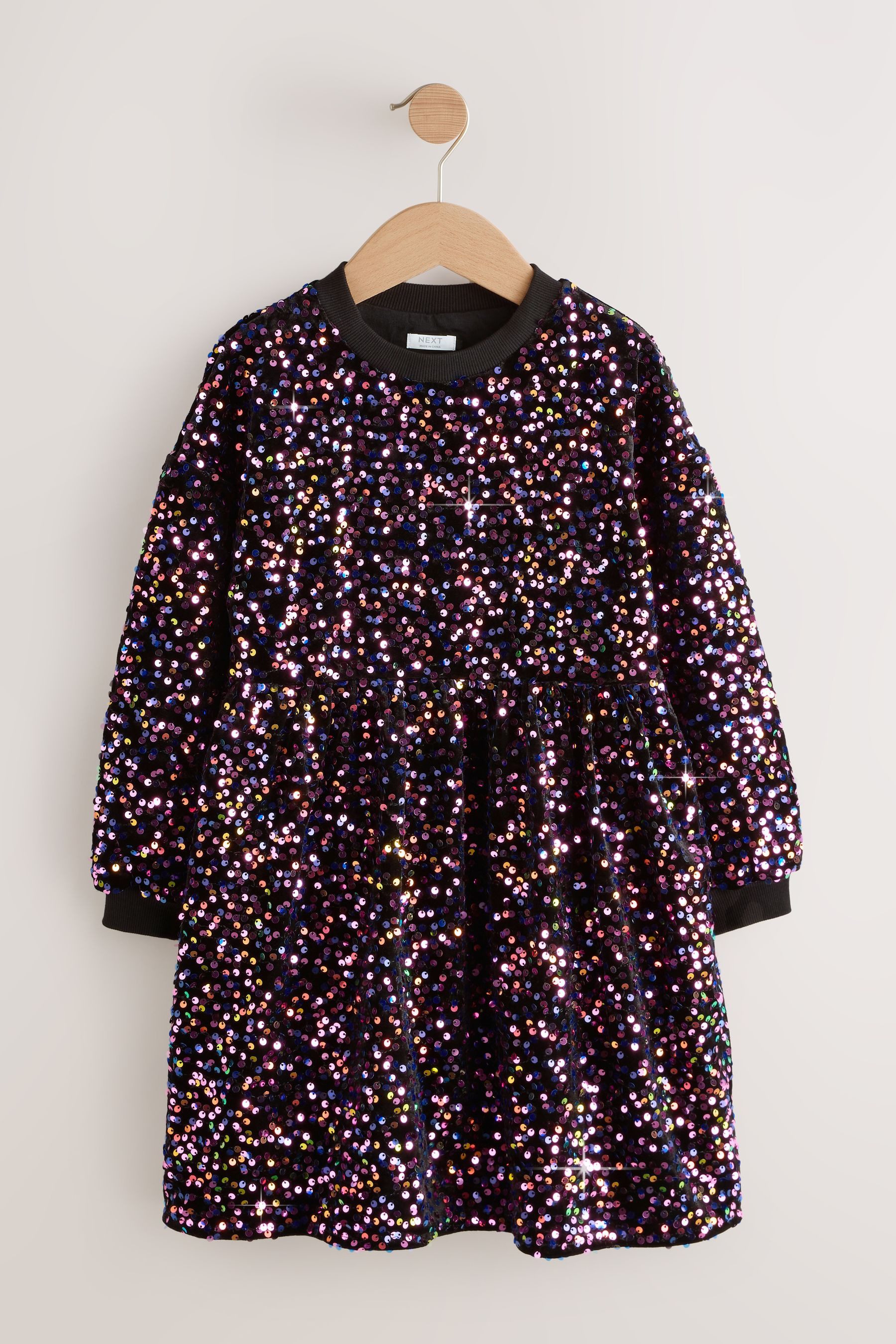 Strickkleid Paillettenkleid