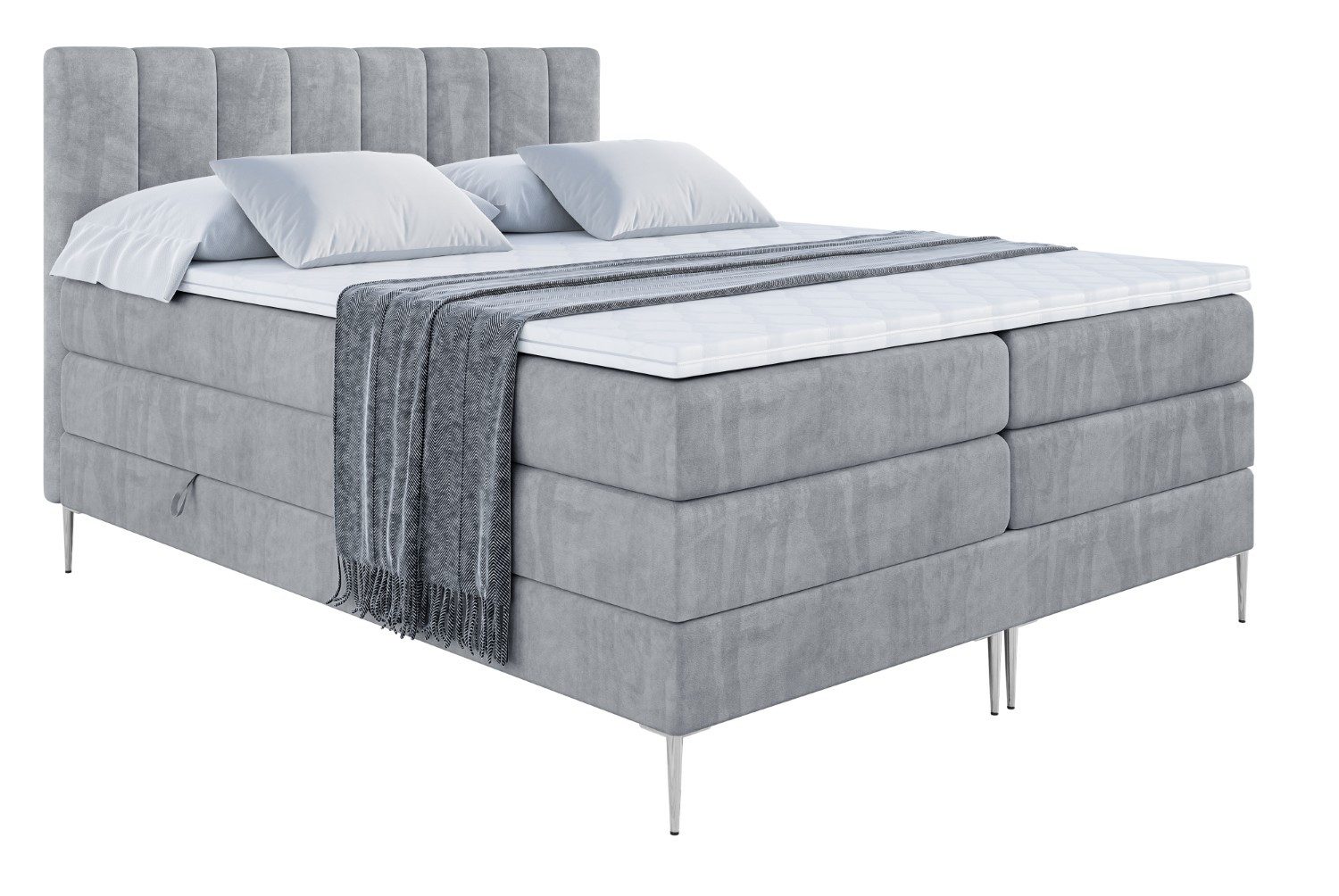 ALTDECOR Boxspringbett OTTA-F KING (Multipocket-Matratze H4, günstig online kaufen