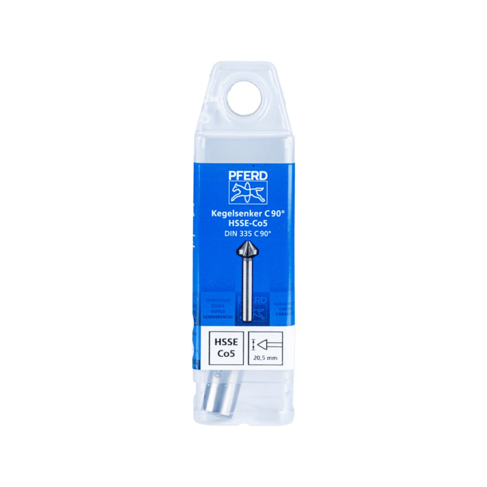 Pferd Bohrkrone PFERD TOOLS HSSE Co5 Kegel-und Entgratsenker 90° Ø 20,5 mm Schaft-Ø 10