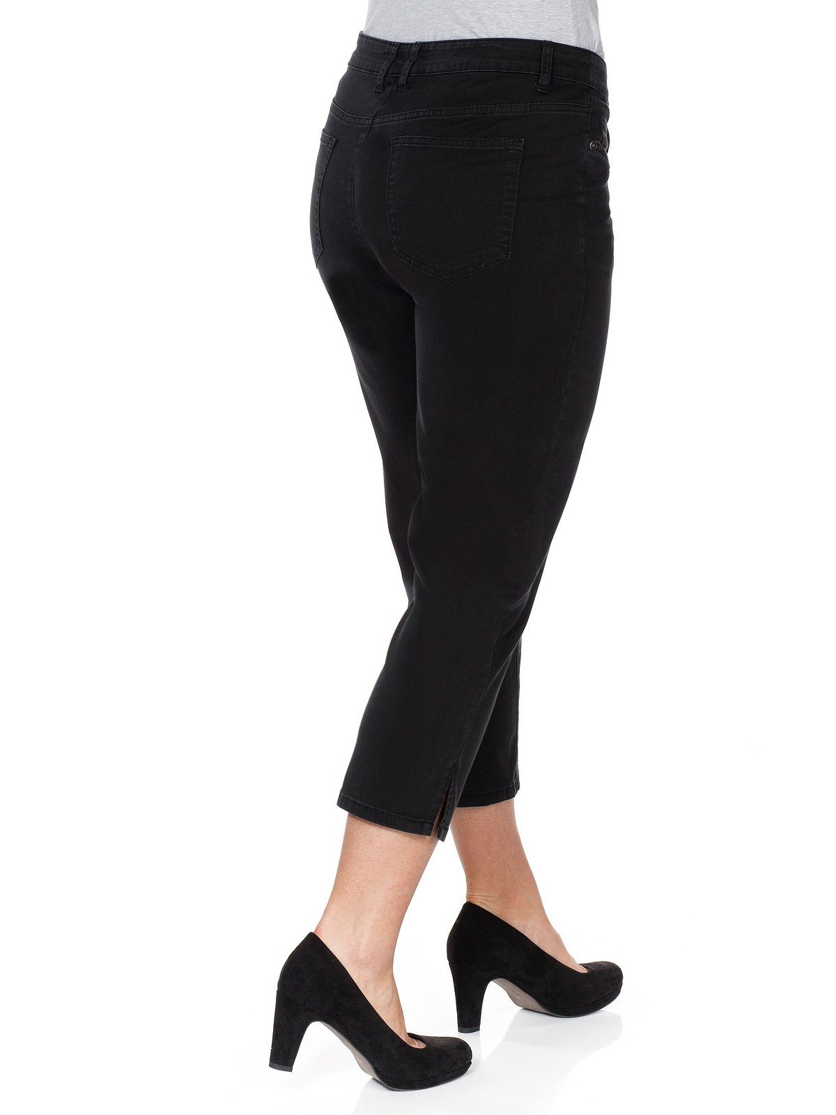 Sheego 7/8-Hose Große Größen aus elastischem Baumwoll-Twill