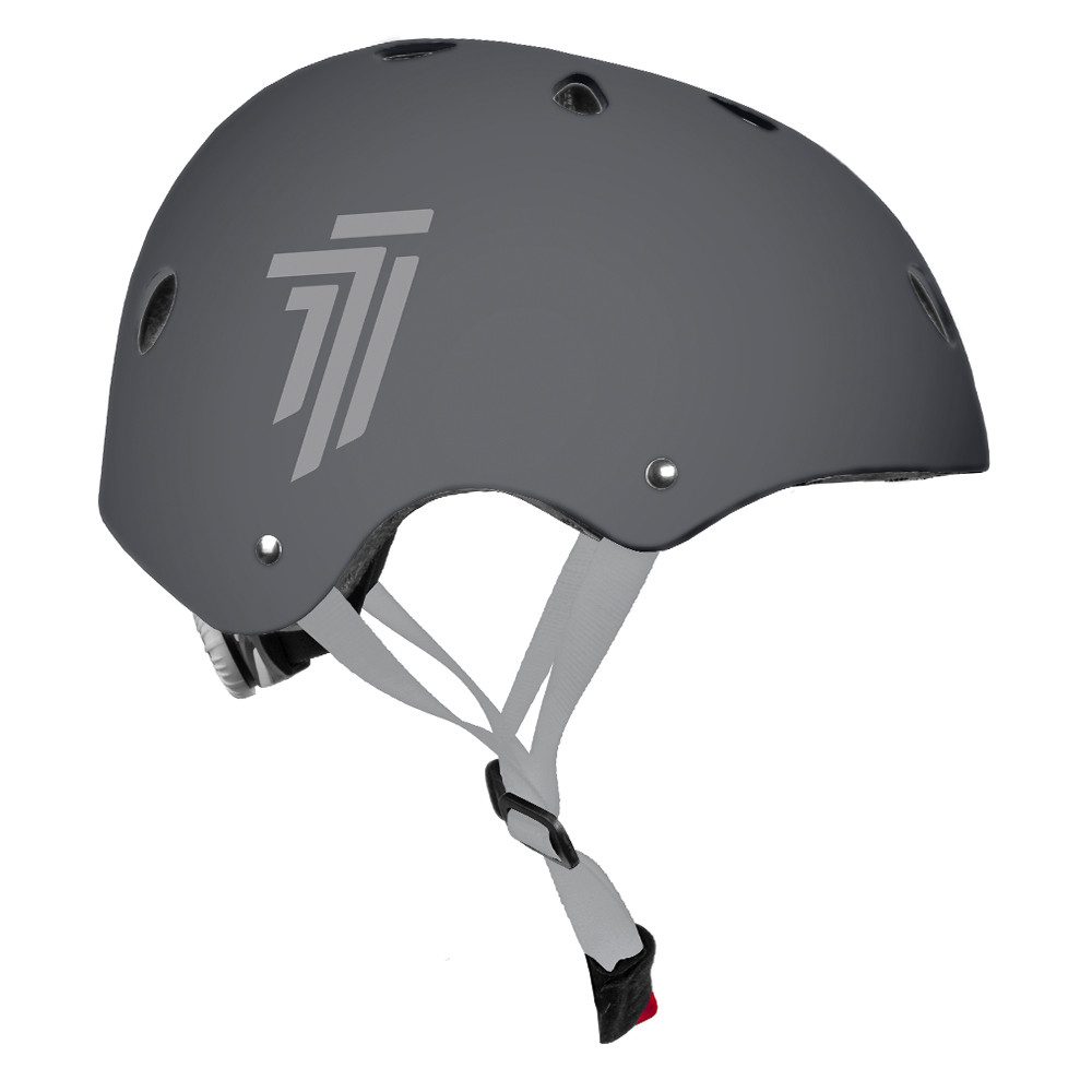 Seven Polska Kinderfahrradhelm Kinder Fahrradhelm Skater Helm verstellbar 52 - 56 cm, 4 - 12 Jahren, Sehr leicht mit nur ca. ca. 370g