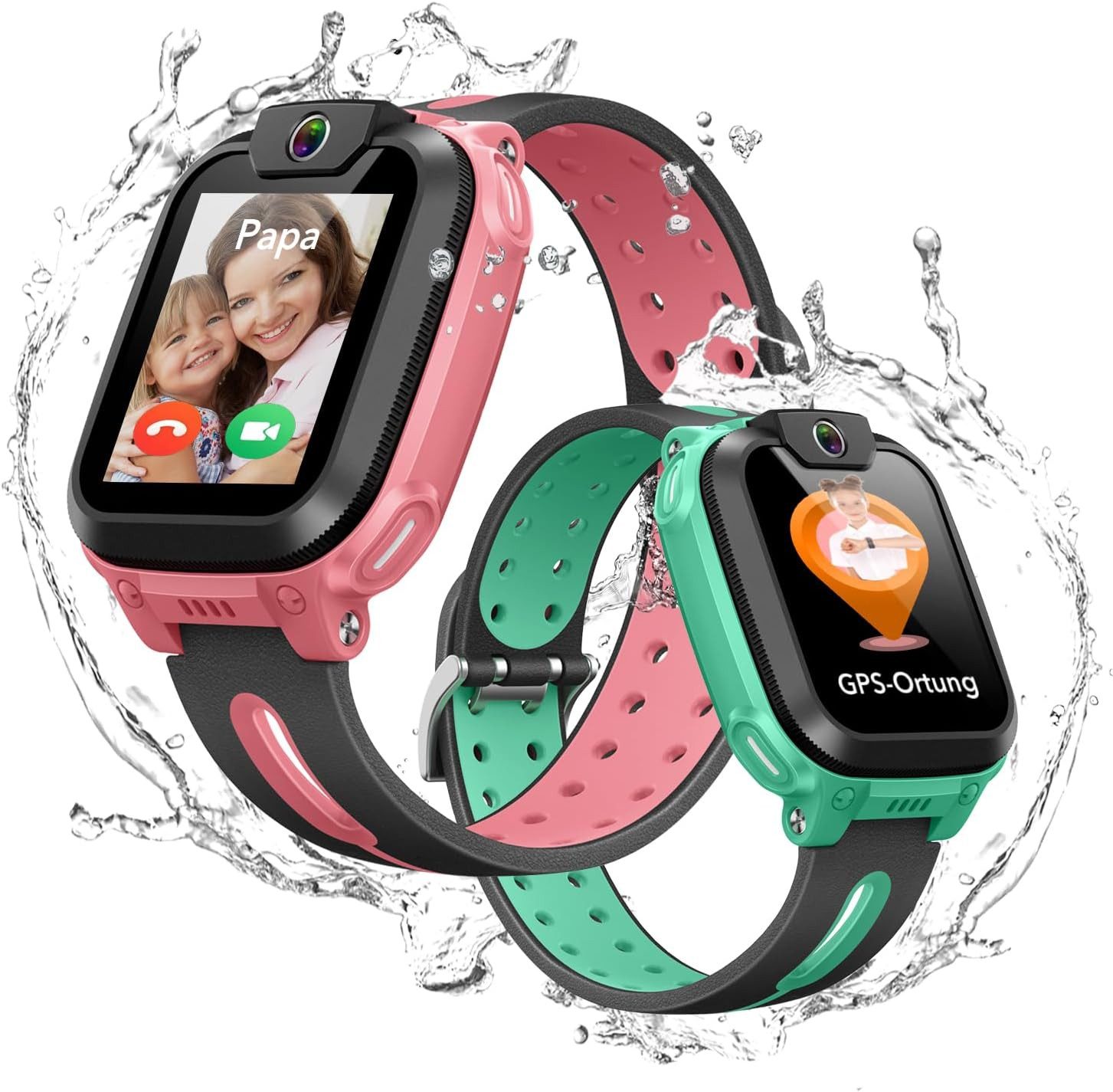 imoo Z1-Pink Smartwatch (3,3 cm, sim-karte), Kinder Smartwatch mit