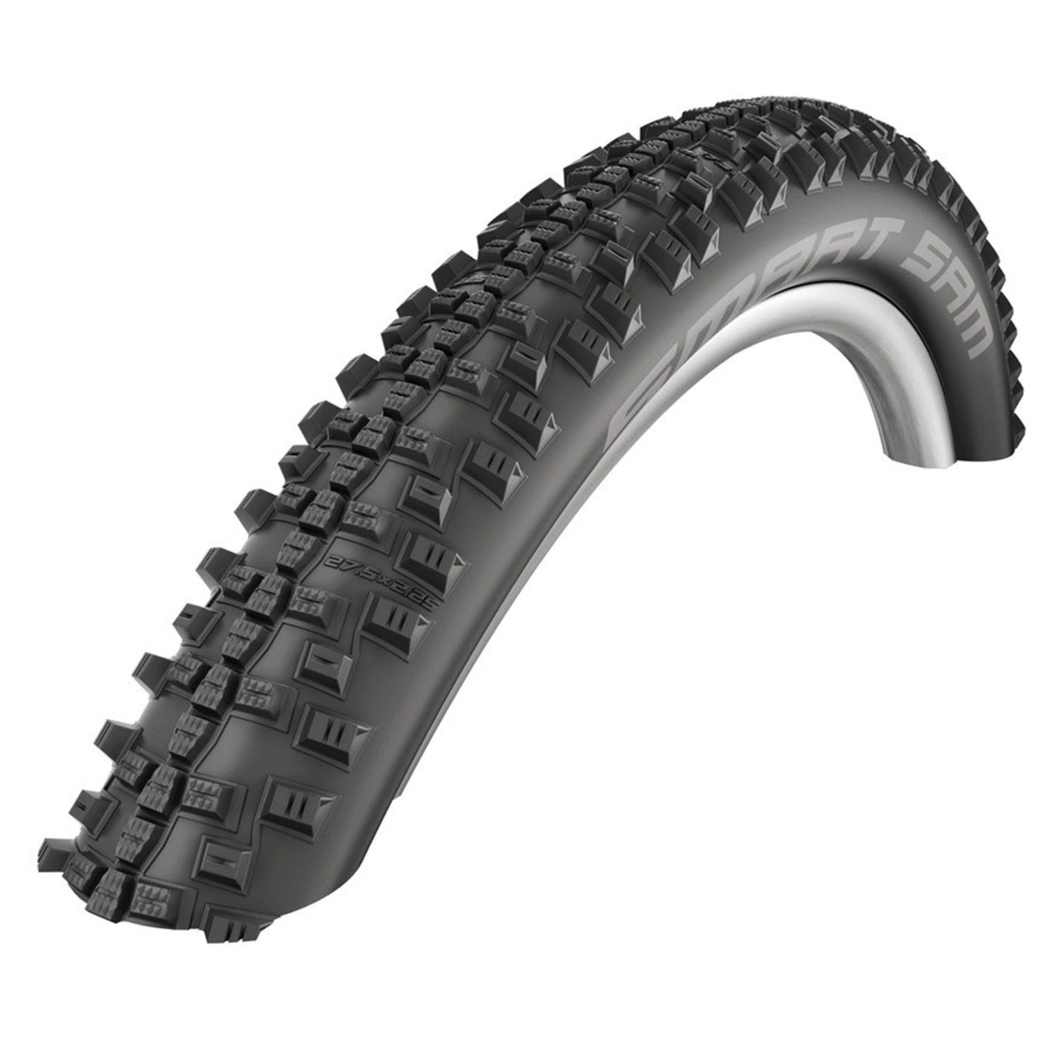 Schwalbe Fahrradreifen Smart Sam HS476, (1-tlg), Fahrradreifen Pannenschutz MTB Mountainbike E-Bike Reifen Drahtreifen