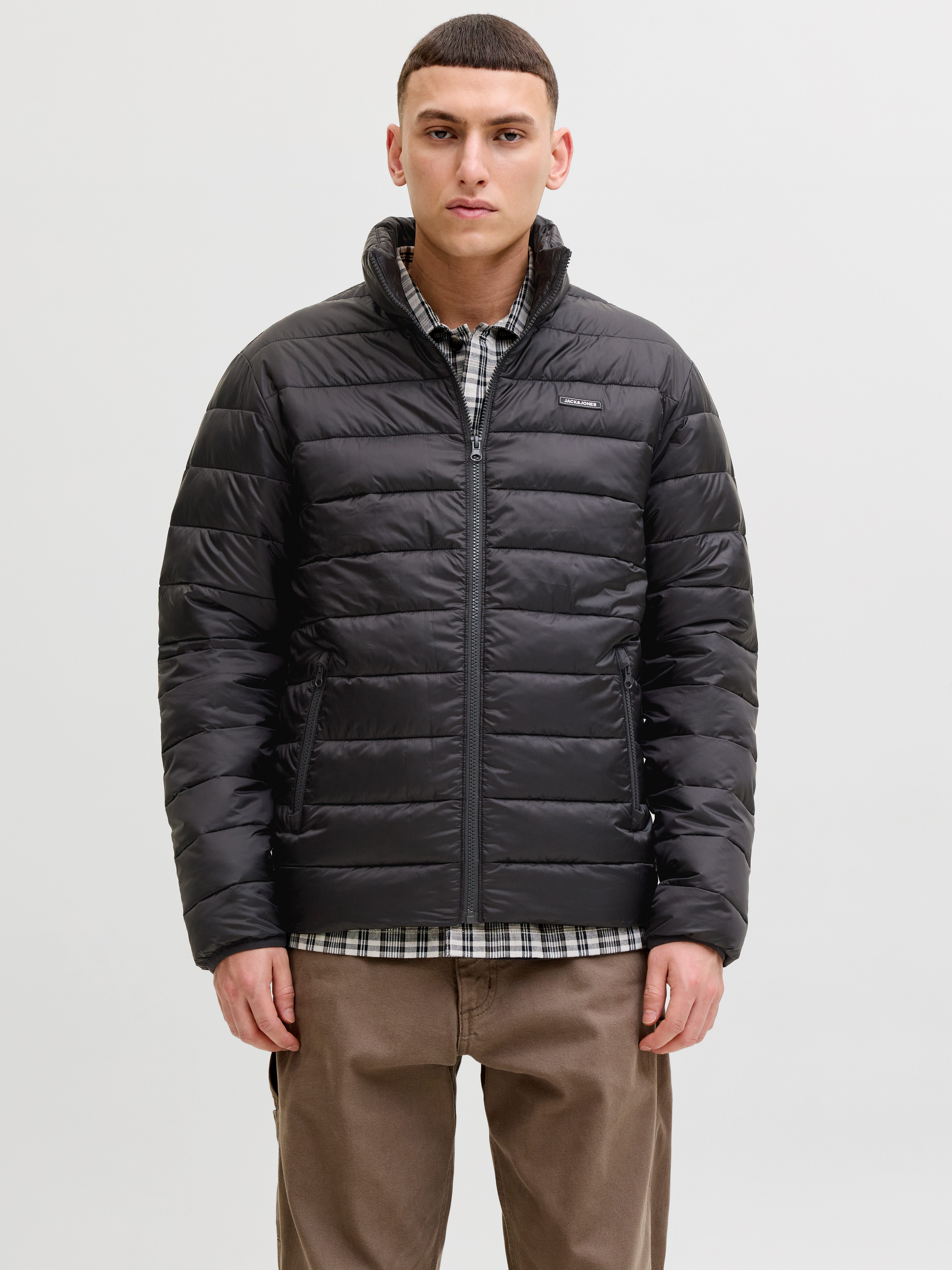 Jack & Jones Steppjacke JJLOUIS LIGHT PUFFER COLLAR
