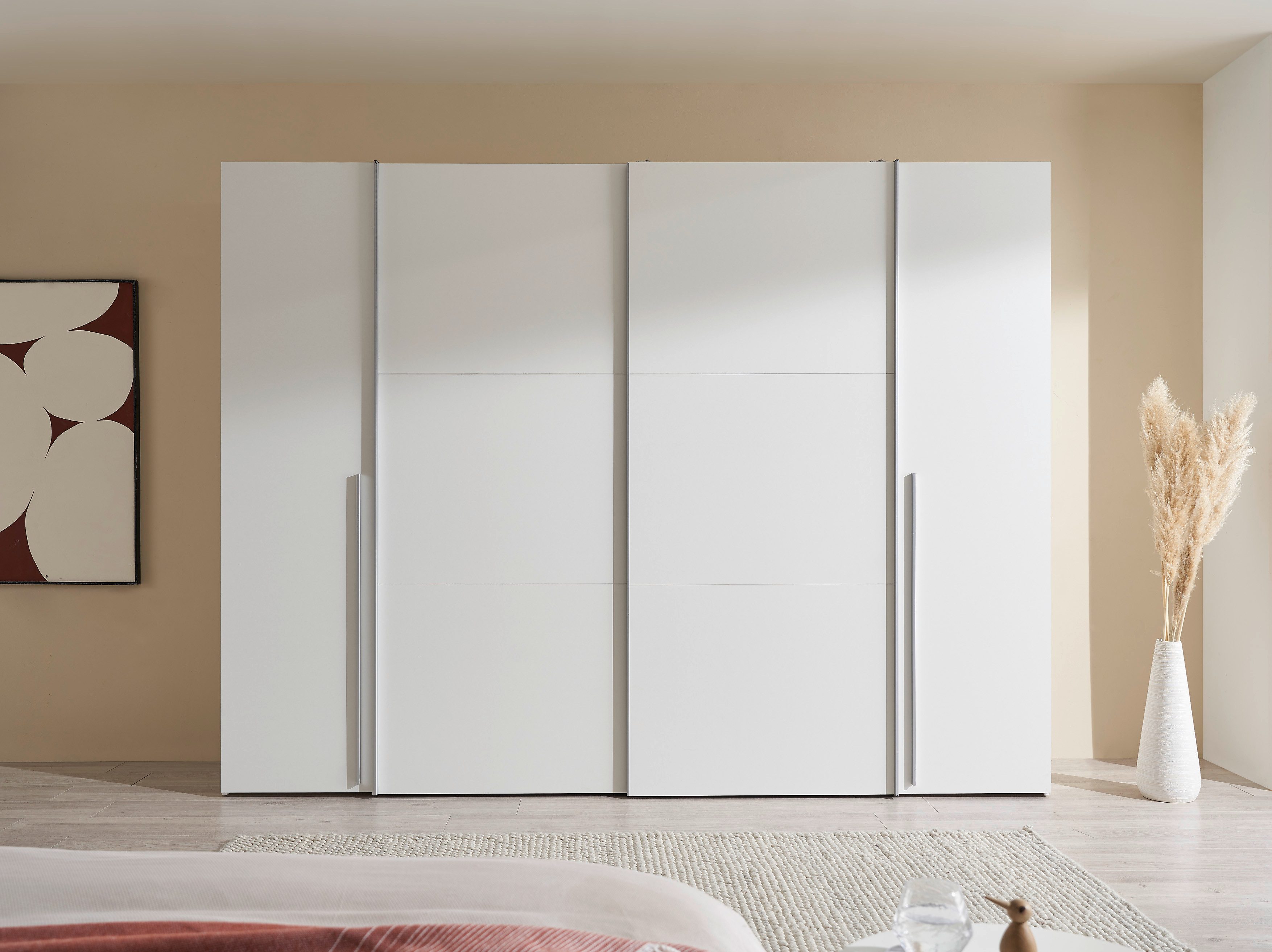 Schlafkontor Schwebetürenschrank Maturs Drehtürenschrank 2 Schwebetüren, 2 Drehtüren mit 10 Einlegeböden und 2 Kleiderstangen