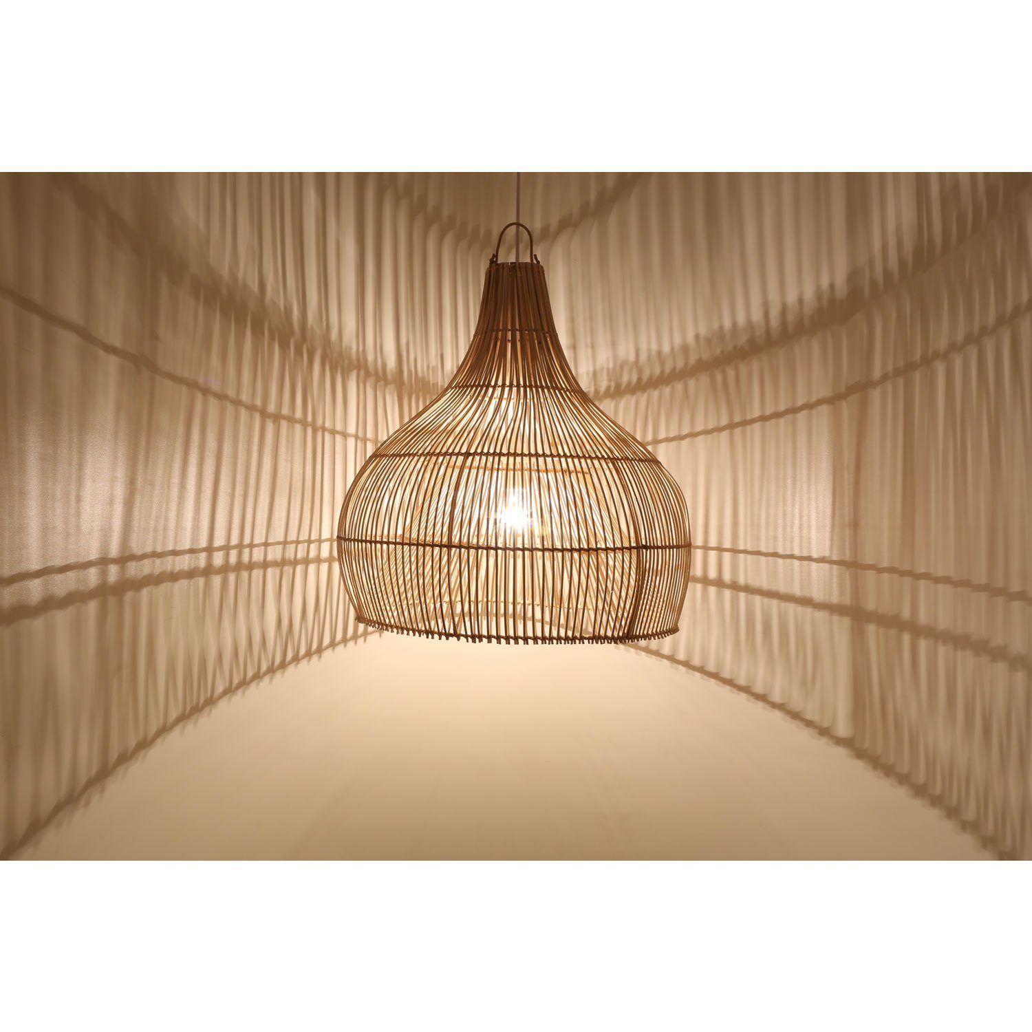 Casa Moro Deckenleuchten Rattan Lampe Elia günstig online kaufen
