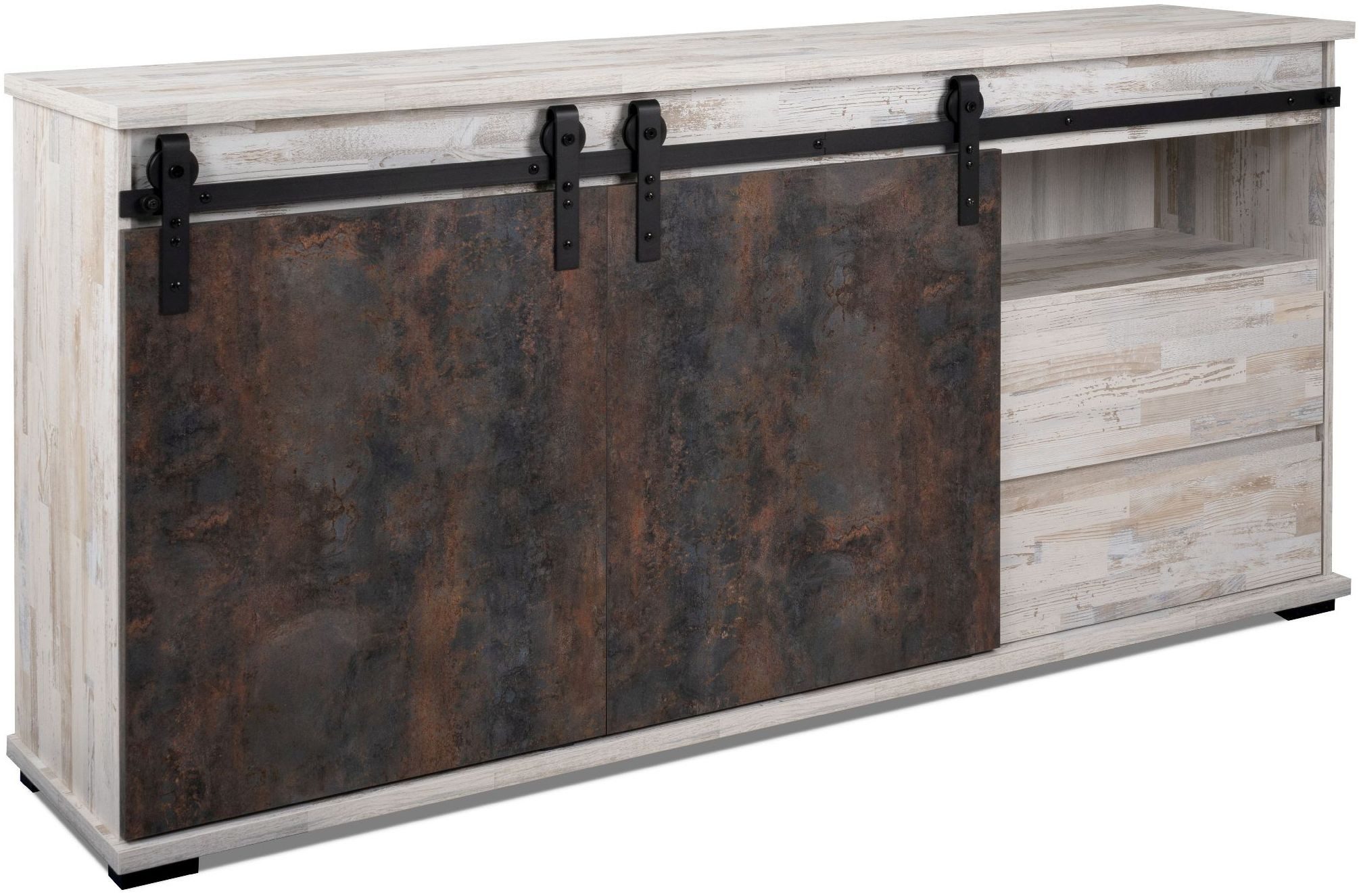 Finori Sideboard, Modern Dekor Aratinga Kiefer / Na Pali 180 x 87 x 40 cm