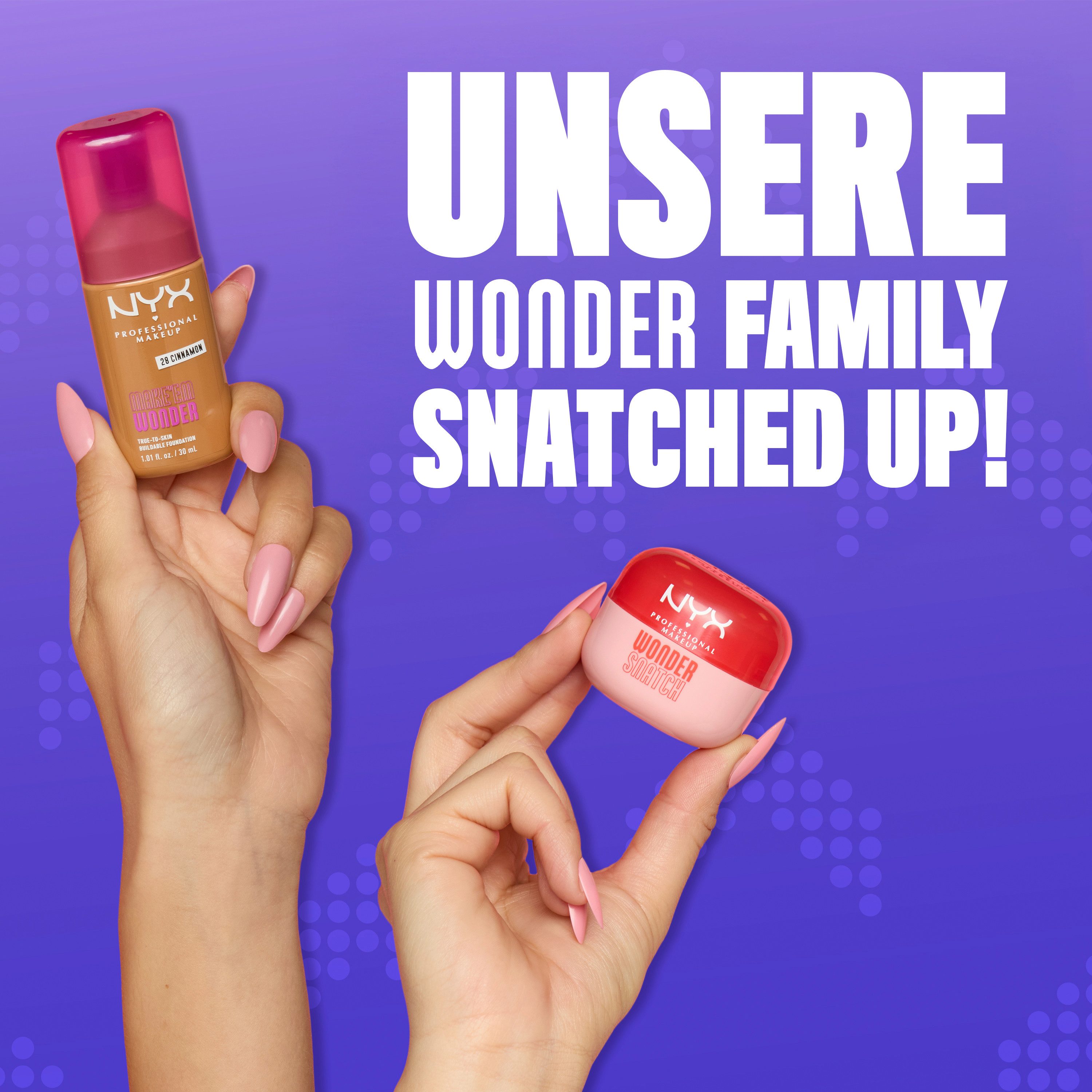 NYX PROFESSIONAL MAKEUP Puder WONDER SNATCH POWDER, angereichert mit grünem Tee für den antioxidativen Glow gesunder Haut