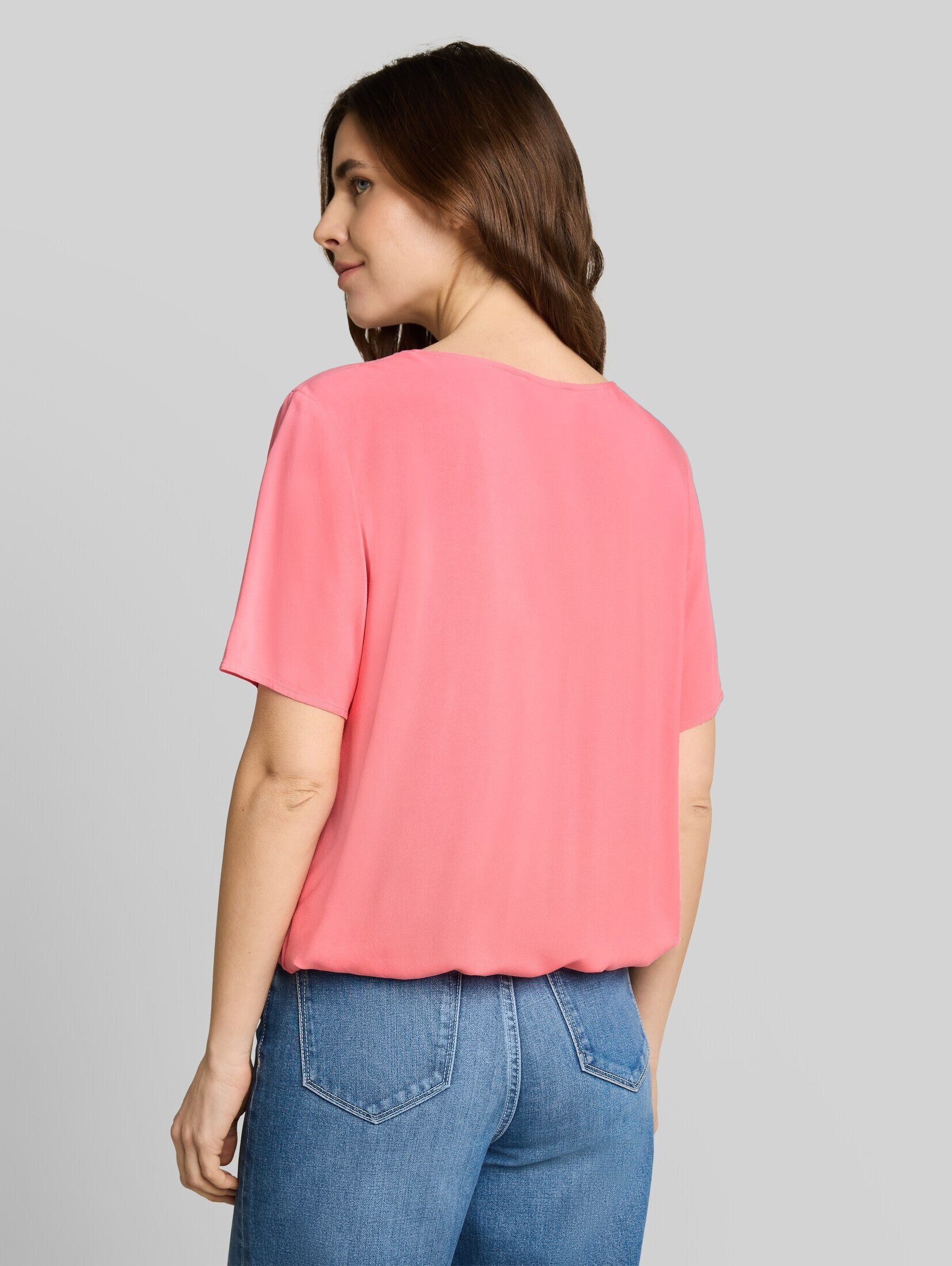 TOM TAILOR Kurzarmbluse Blusen & Shirts Bluse aus Viskose