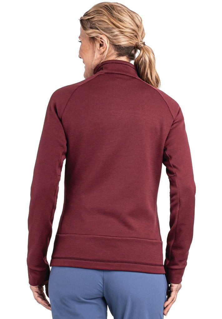 Schöffel Fleecejacke Steinach (hoher Feuchtigkeitstransport) weinrot Damen günstig online kaufen