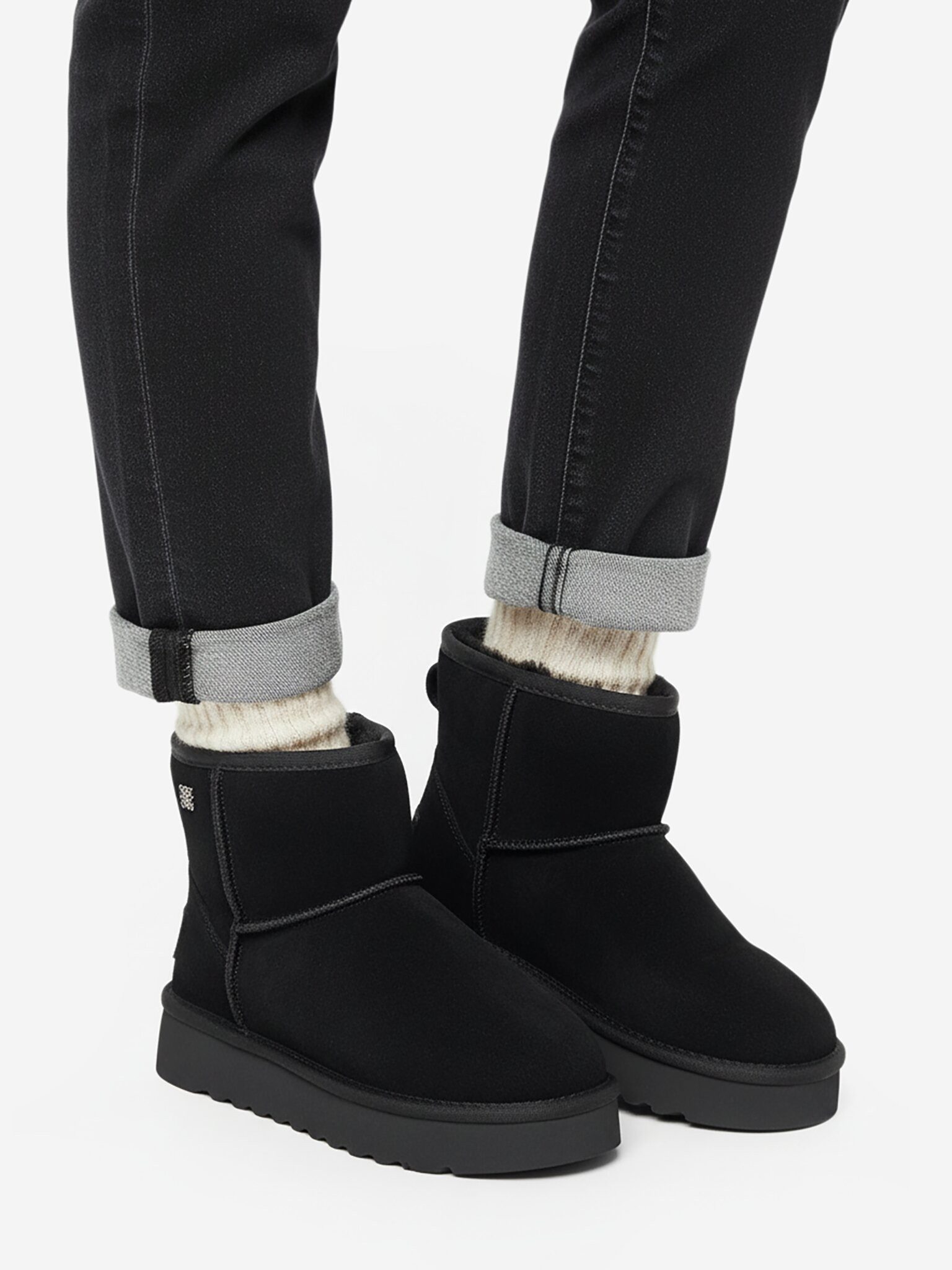 Nine West Nine West Damen Schneestiefel Schwarz CEO-NASR-01 Winterstiefel
