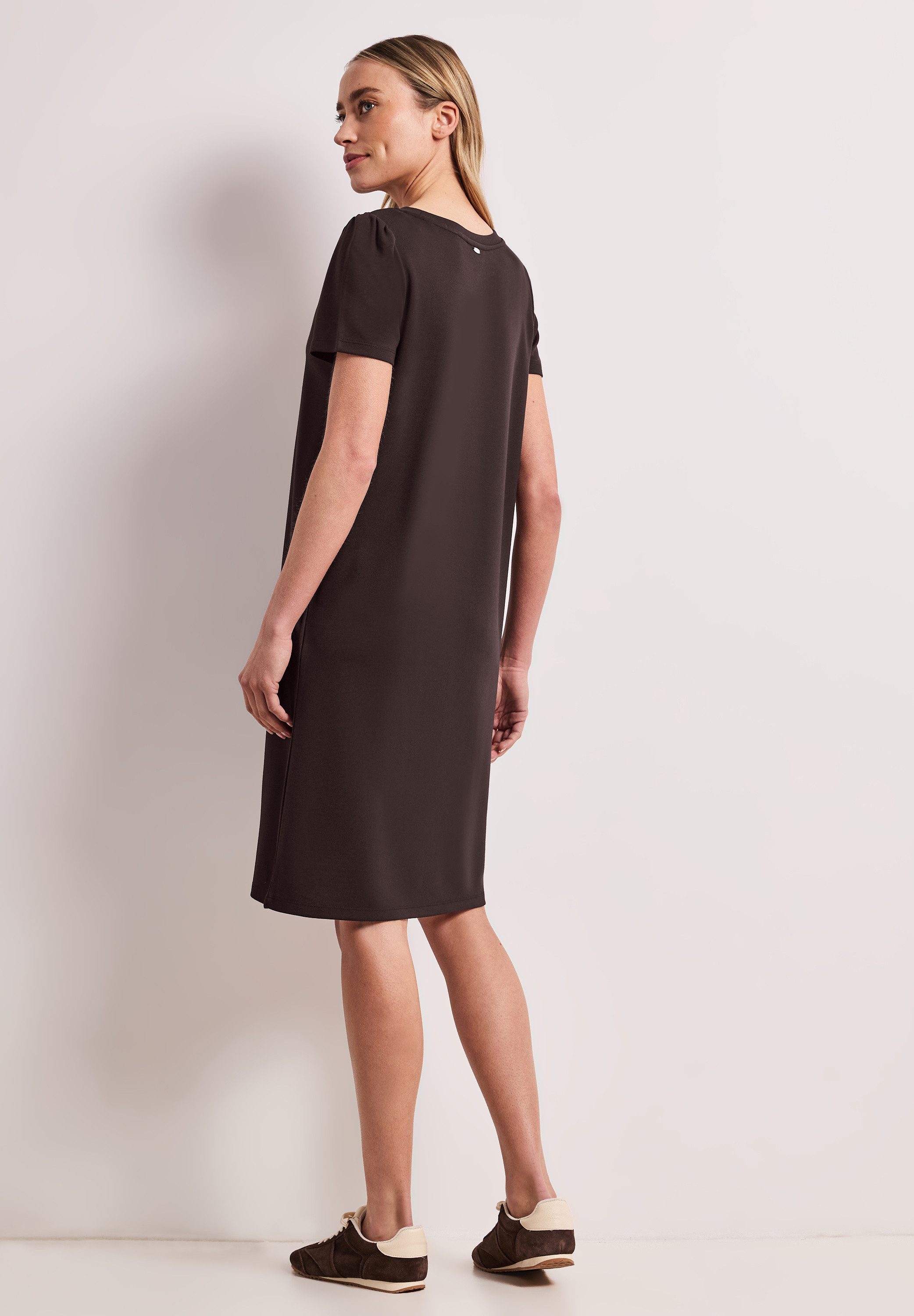 STREET ONE Midikleid mit Rundhalsausschnitt