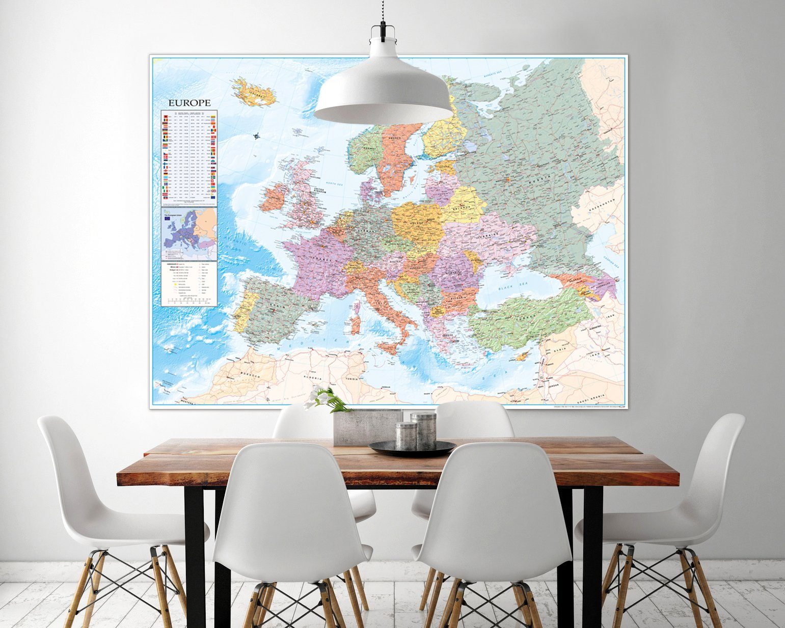 Close Up Poster Europakarte XXL Poster günstig online kaufen