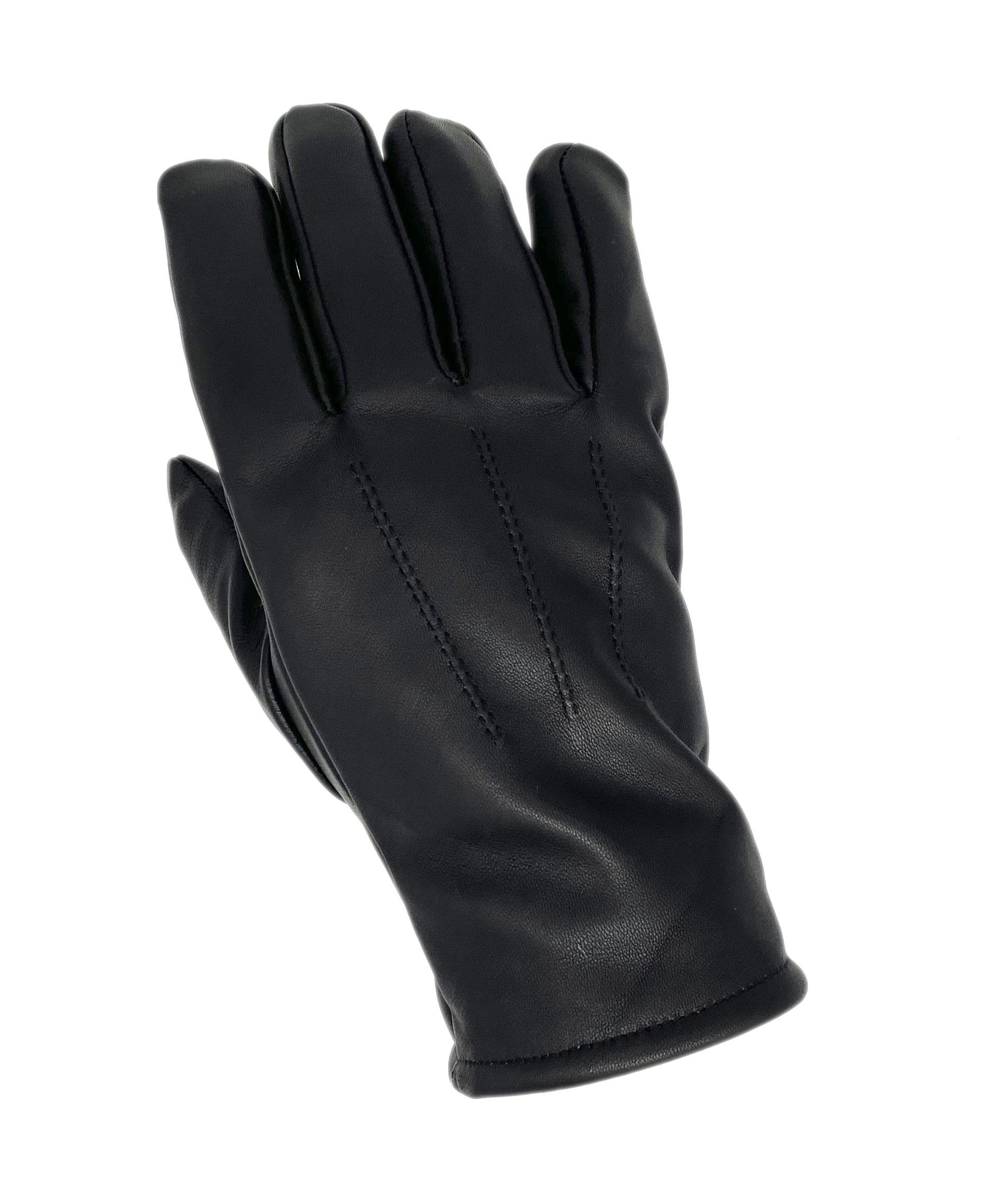 Glow Lederhandschuhe Winter-Lederhandschuhe Herren aus 100% Schafs-Leder – Bild 5 von 5