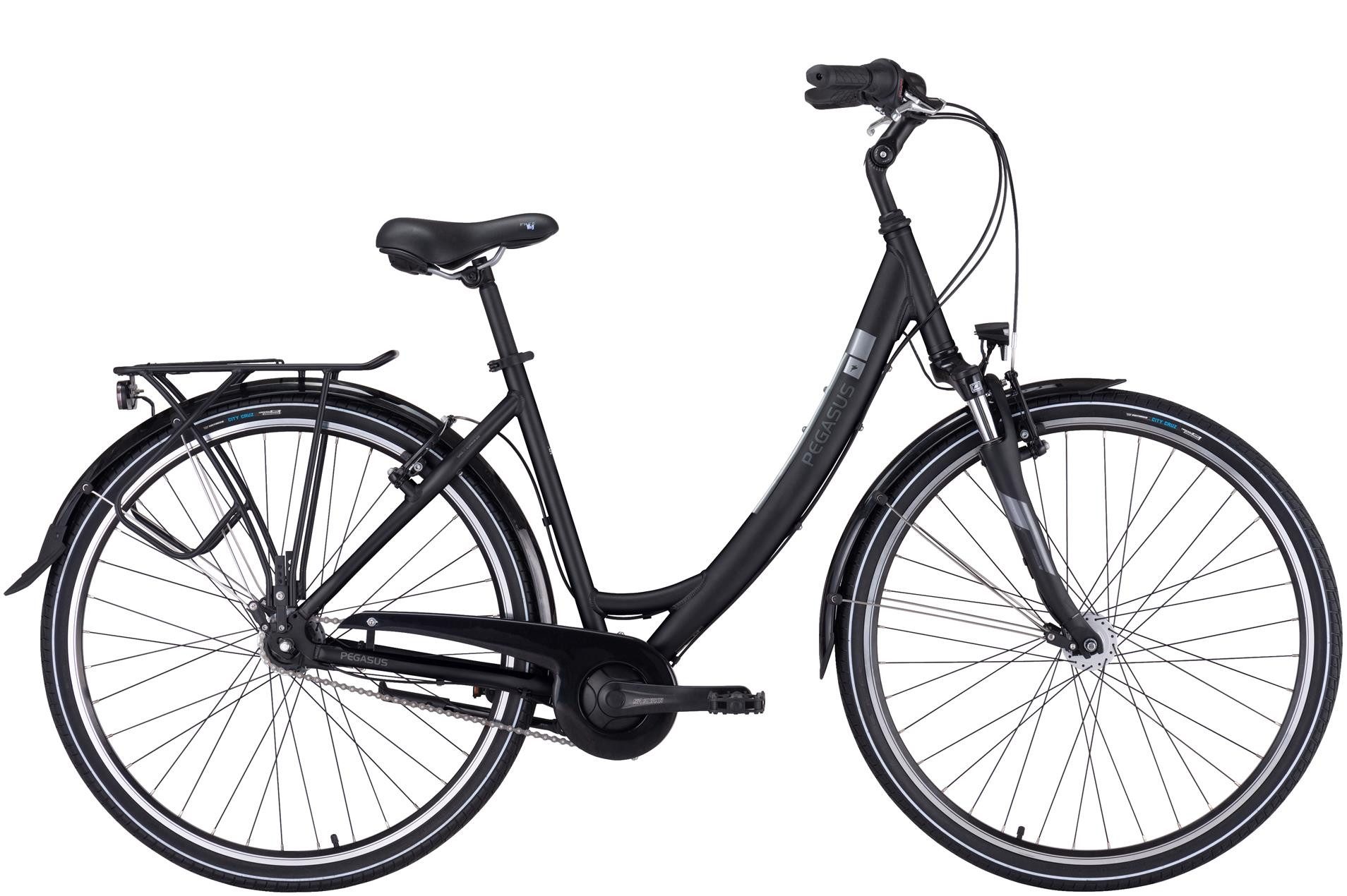 Pegasus Cityrad Pegasus Piazza 7 Damen schwarz 2026, 7 Gang Shimano Nexus SG-C3001, Nabenschaltung