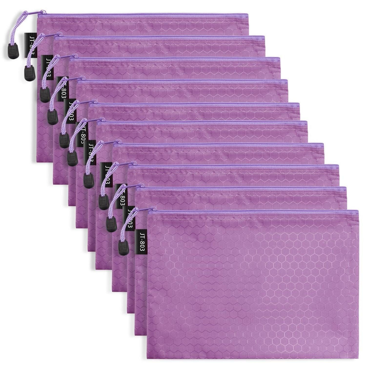 LuxusKollektion Organisationsmappe Dokumententasche A5 Lila wasserdicht 10er Pack (10-St)