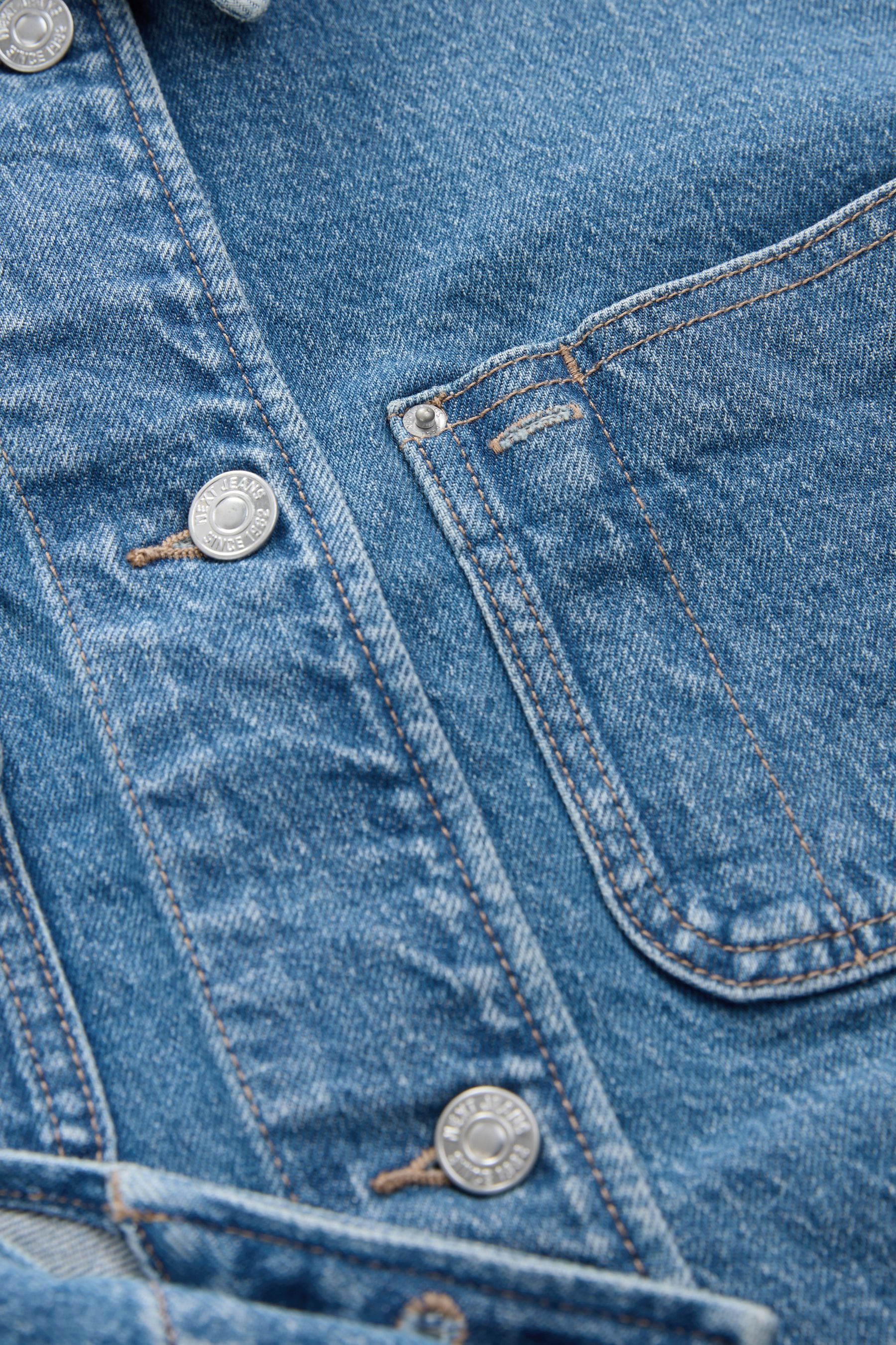 Next Jeansjacke Jeansjacke im Arbeitsstil (1-St) günstig online kaufen