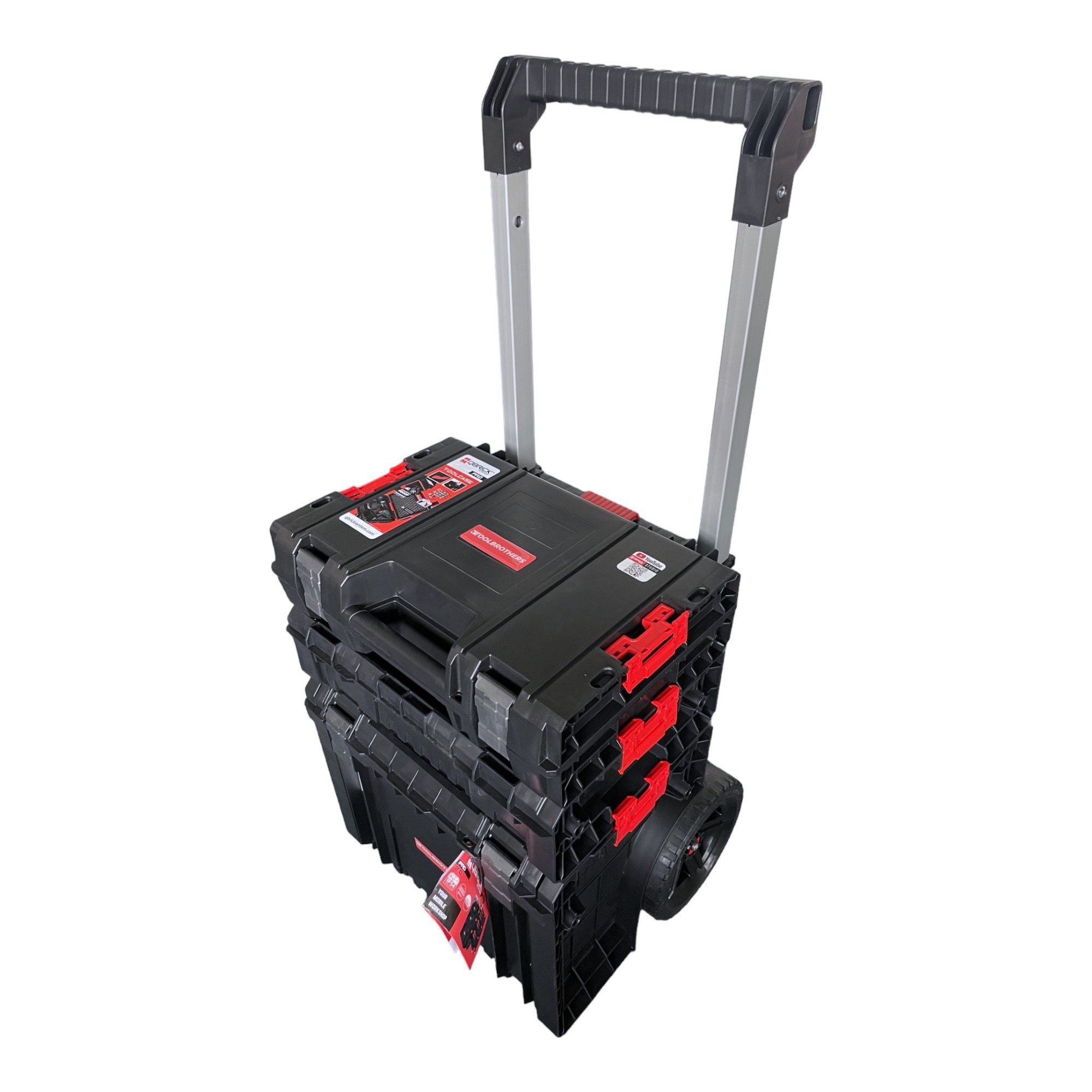 QBRICK System Ящики для инструментов PRO Set 7 2.0 Plus Koffer Set + PRO Toolcase + PRO Box 130 + PRO Cart