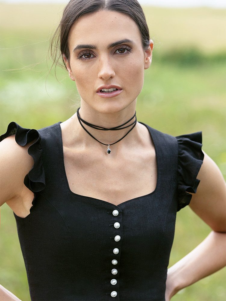 MarJo Dirndl Dirndl Eugendorf 70cm Länge schwarz
