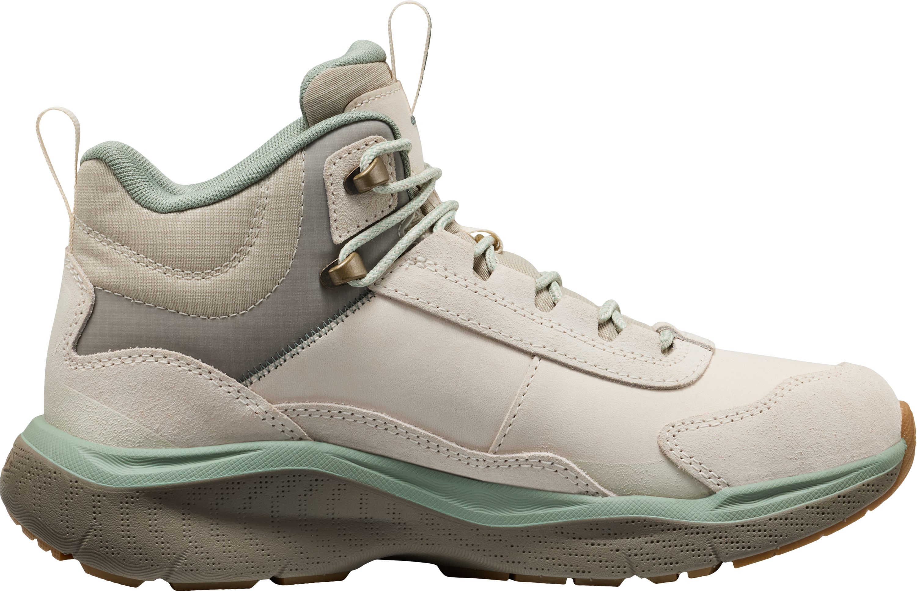 Keen LEIKI LEATHER MID WP Outdoorschuh Wanderschuh aus wasserdichtem Premium Leder, atmungsaktiv
