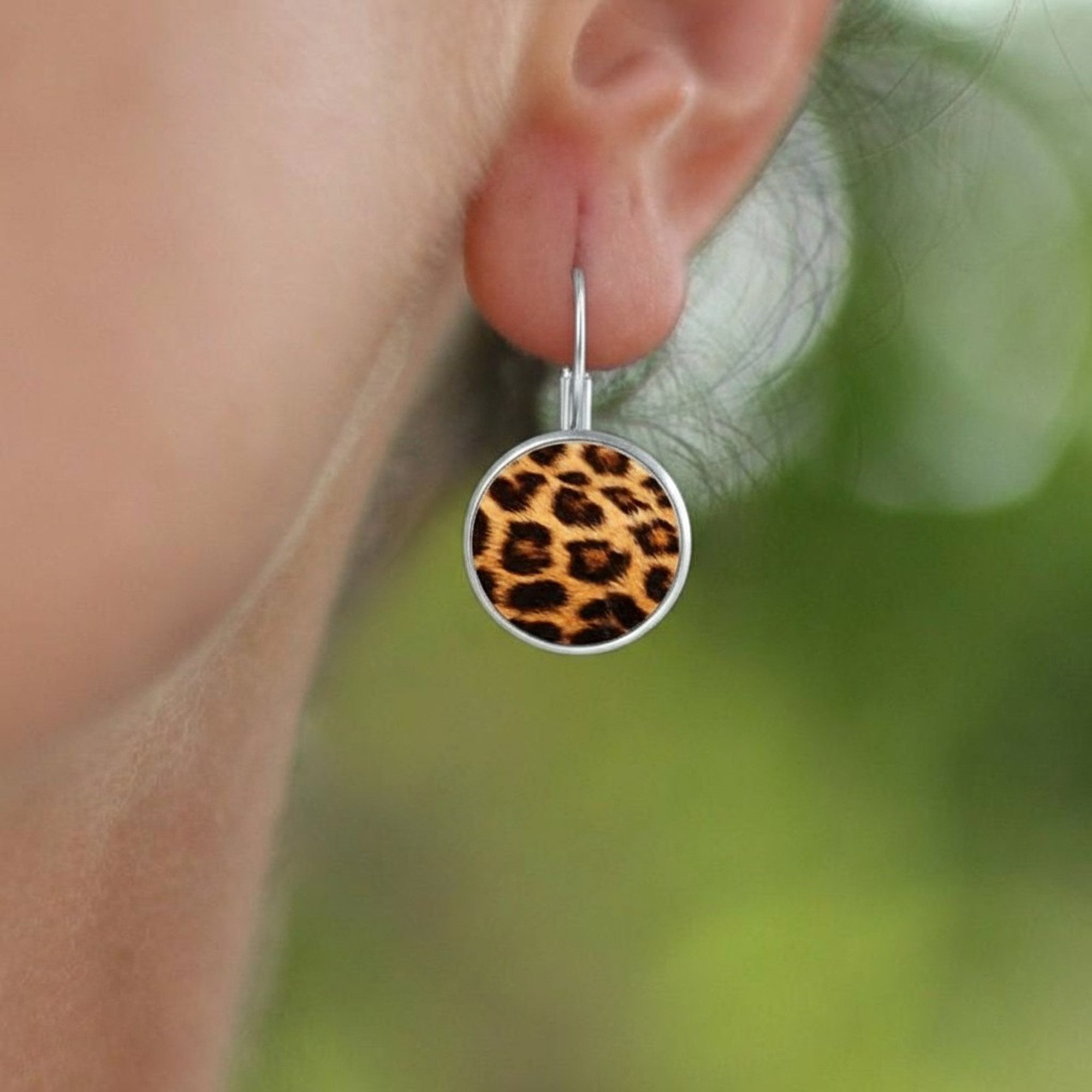 KARMA Ohrhänger-Set Leo rund 2 cm günstig online kaufen