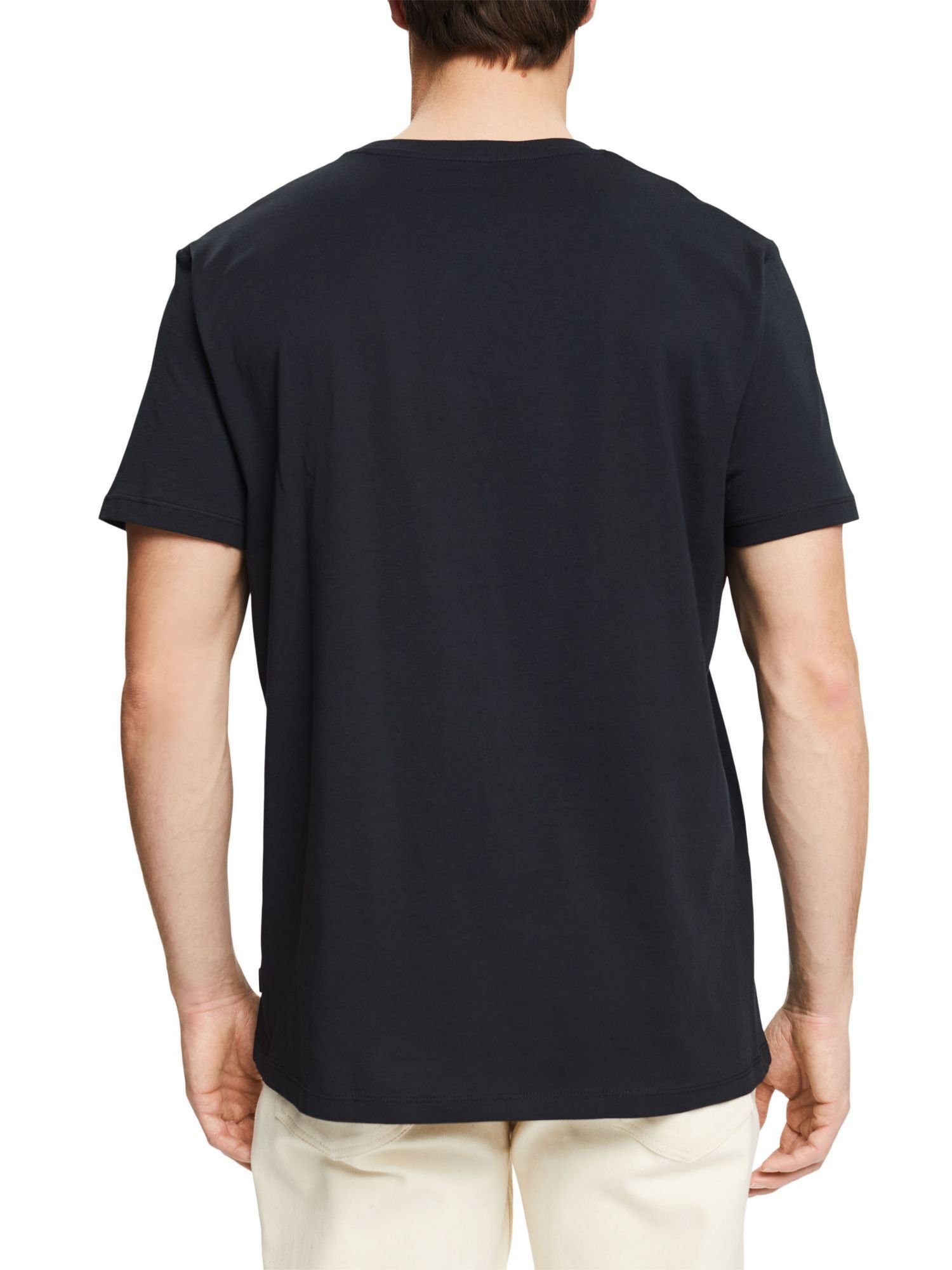 Herren Shirts Esprit T-Shirt Jersey-T-Shirt mit Print (1-tlg)
